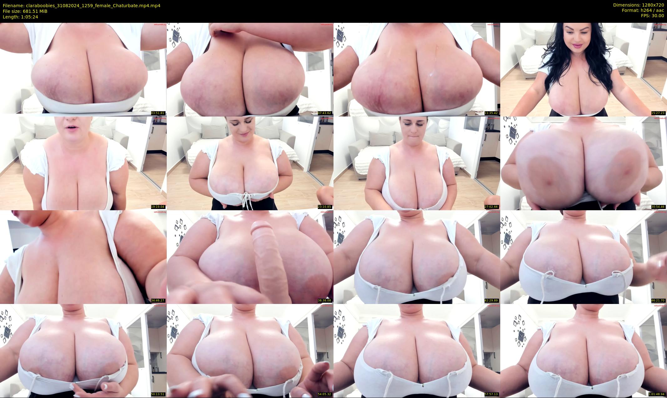 claraboobies — 66 minute Chaturbate female cam show recording, 720p, Aug 31, 2024