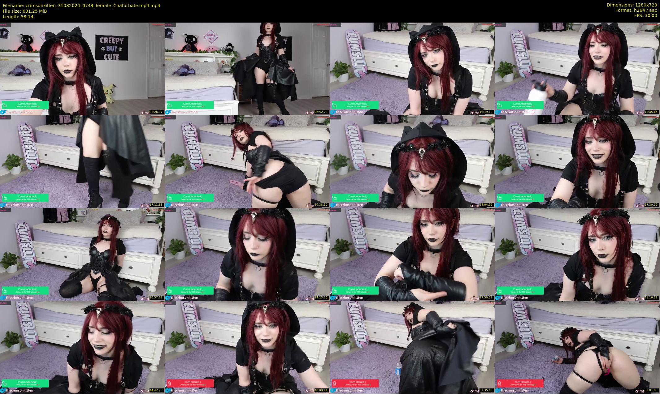 crimsonkitten — 59 minute Chaturbate female cam show recording, 720p, Aug 31, 2024