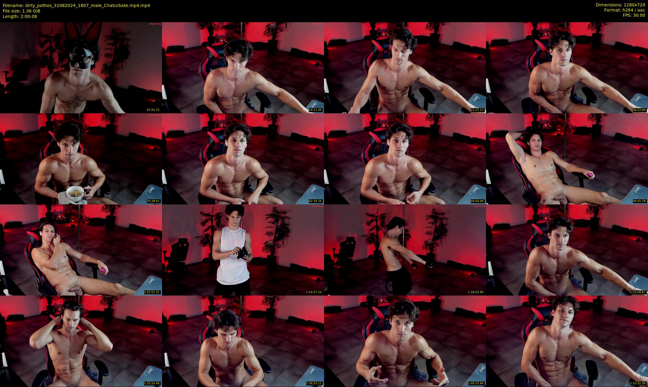 dirty_pothos — 121 minute Chaturbate male cam show recording, 720p, Aug 31, 2024