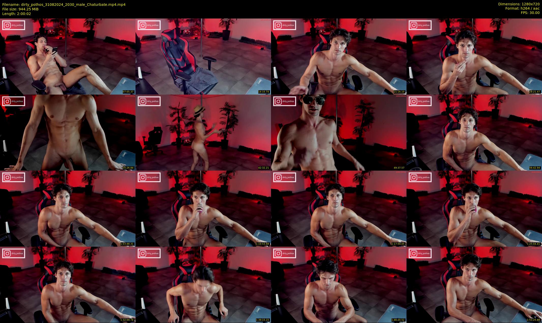dirty_pothos — 121 minute Chaturbate male cam show recording, 720p, Aug 31, 2024