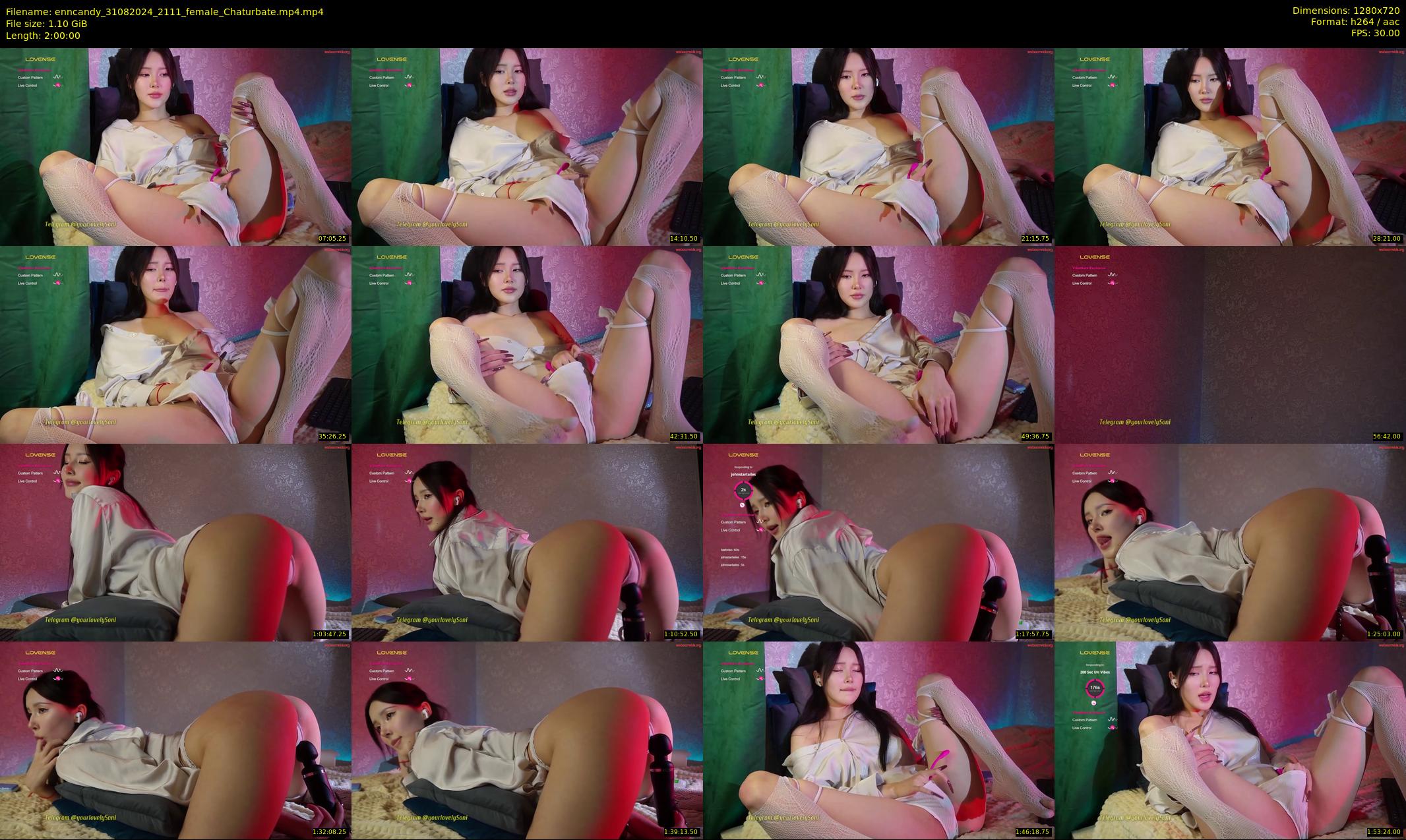 enncandy — 120 minute Chaturbate female cam show recording, 720p, Aug 31, 2024