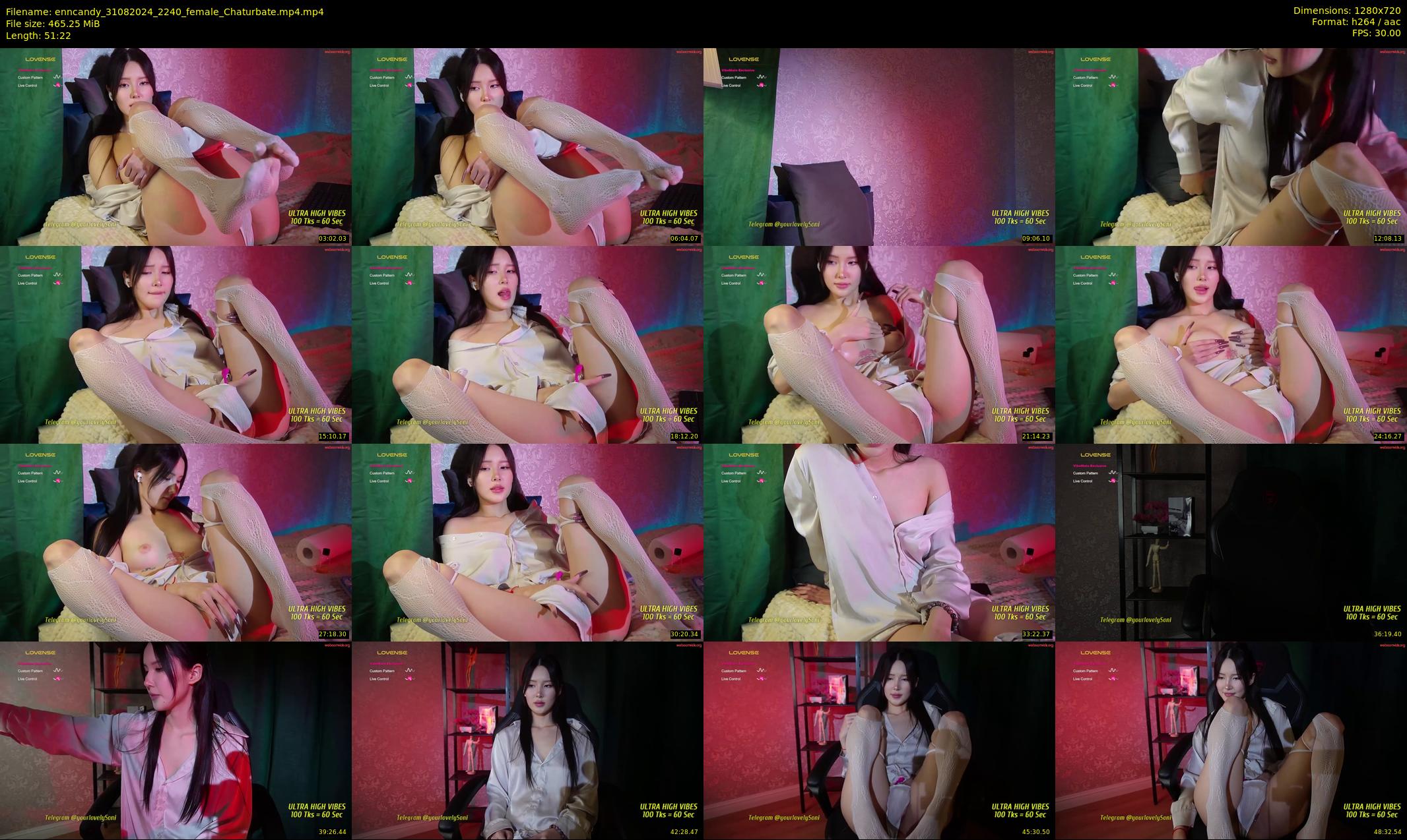 enncandy — 52 minute Chaturbate female cam show recording, 720p, Aug 31, 2024
