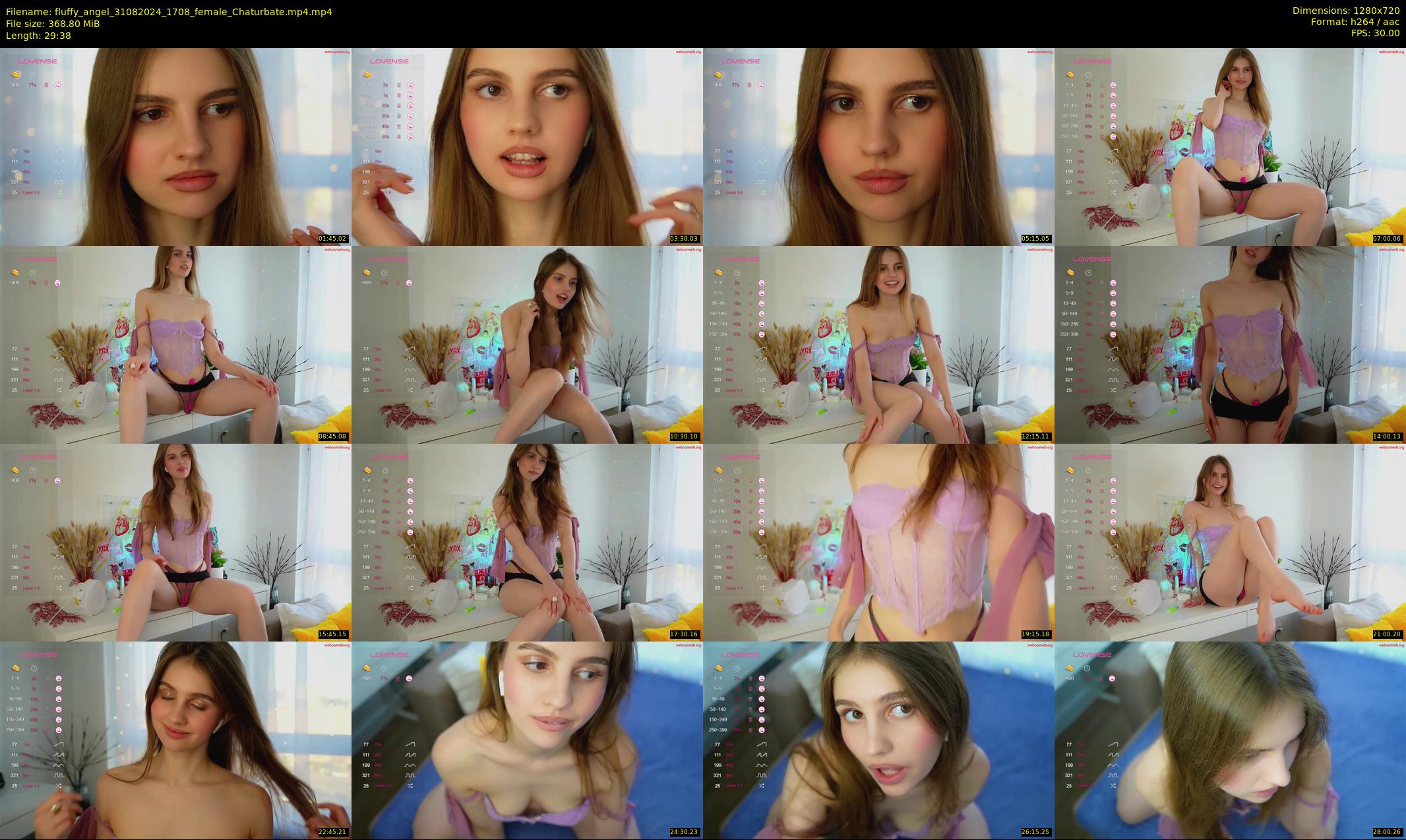 fluffy_angel — 30 minute Chaturbate female cam show recording, 720p, Aug 31, 2024
