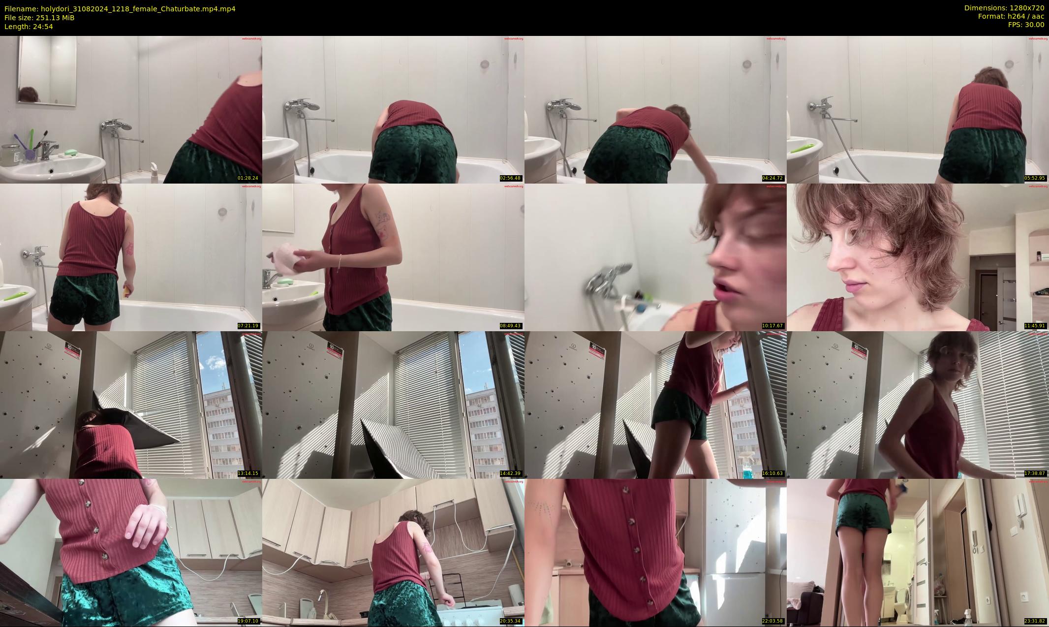 holydori — 25 minute Chaturbate female cam show recording, 720p, Aug 31, 2024
