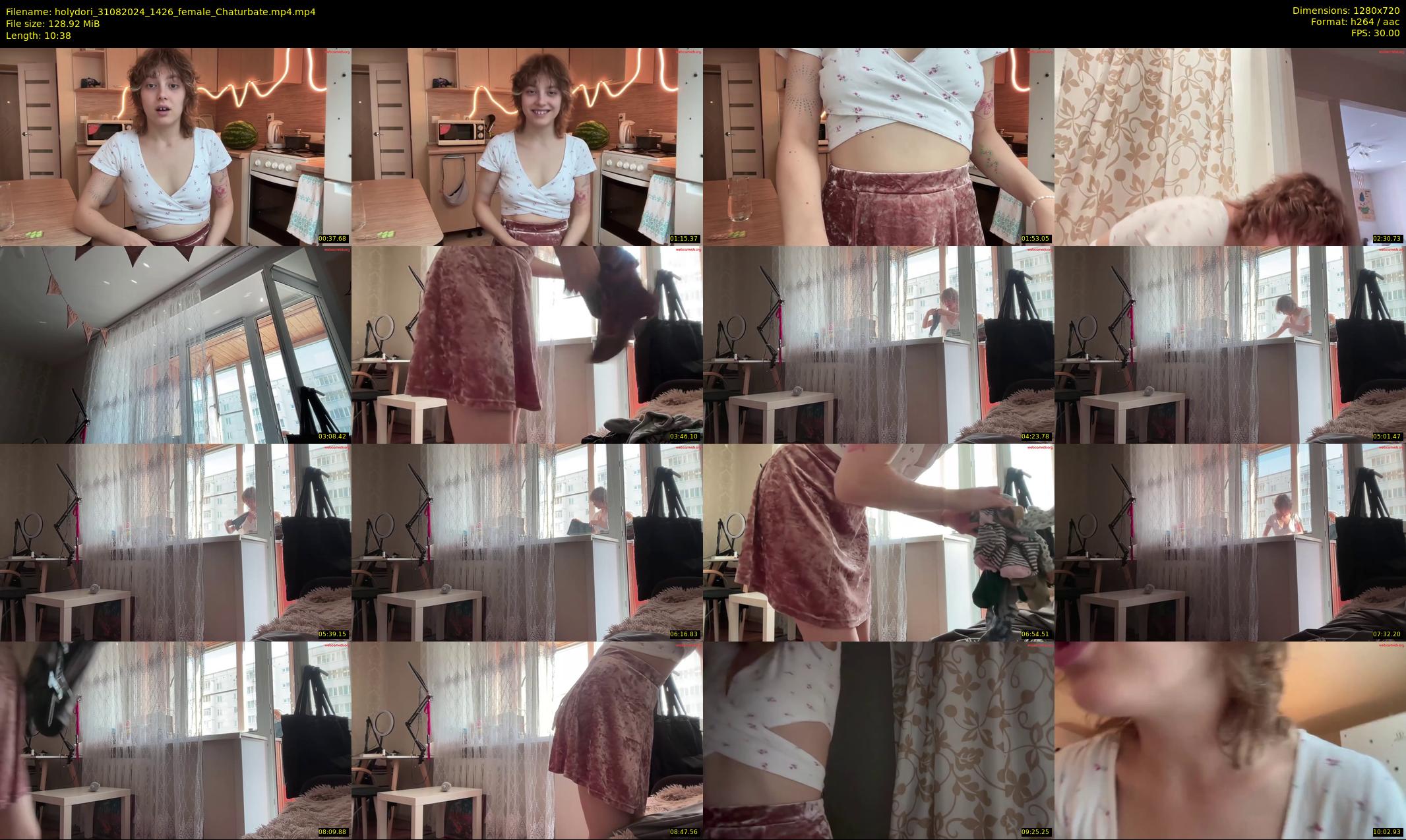 holydori — 11 minute Chaturbate female cam show recording, 720p, Aug 31, 2024