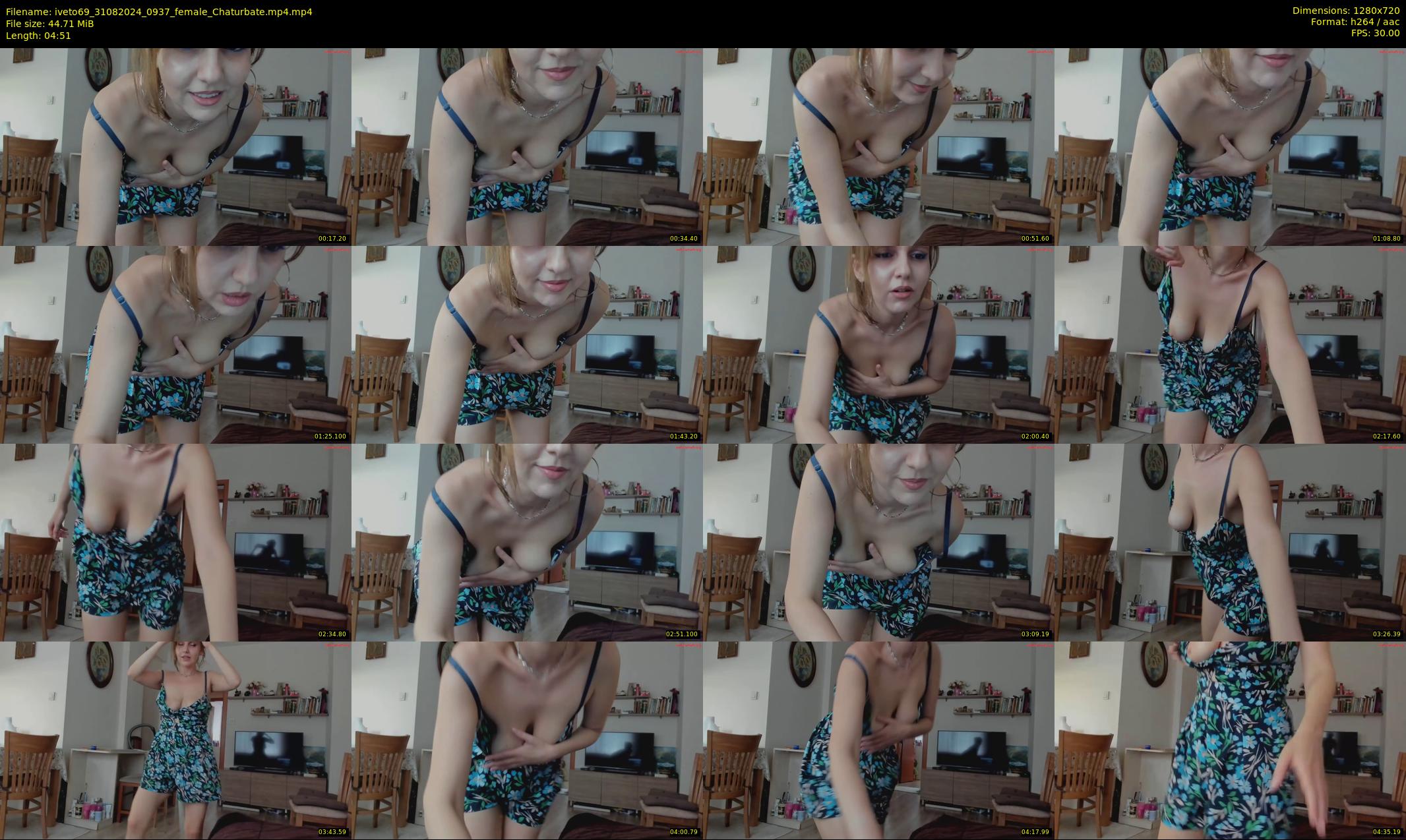 iveto69 — 5 minute Chaturbate female cam show recording, 720p, Aug 31, 2024