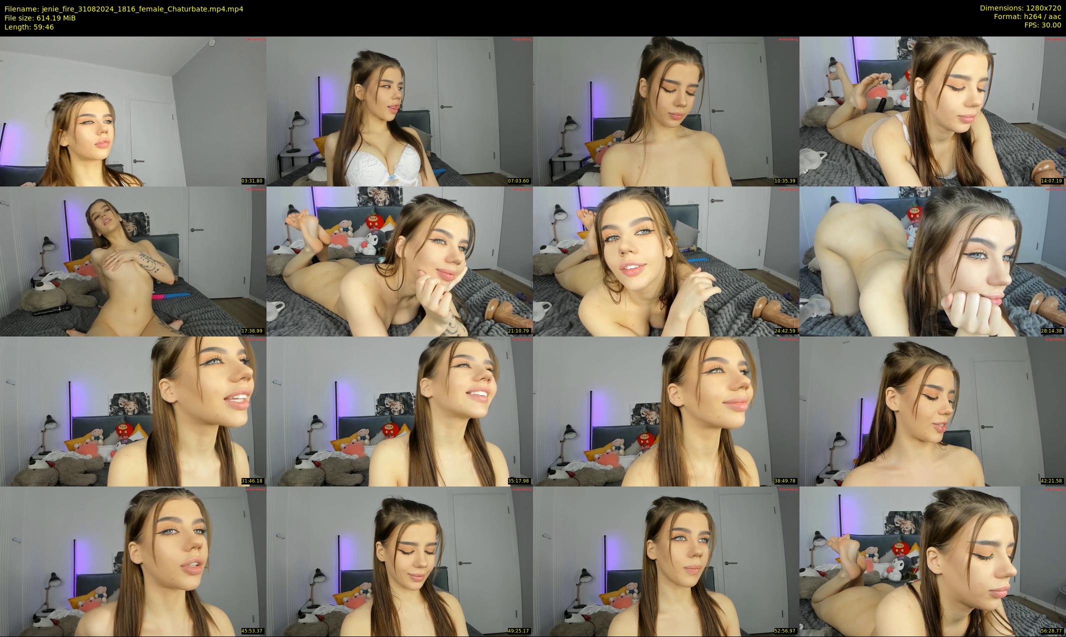 jenie_fire — 60 minute Chaturbate female cam show recording, 720p, Aug 31, 2024