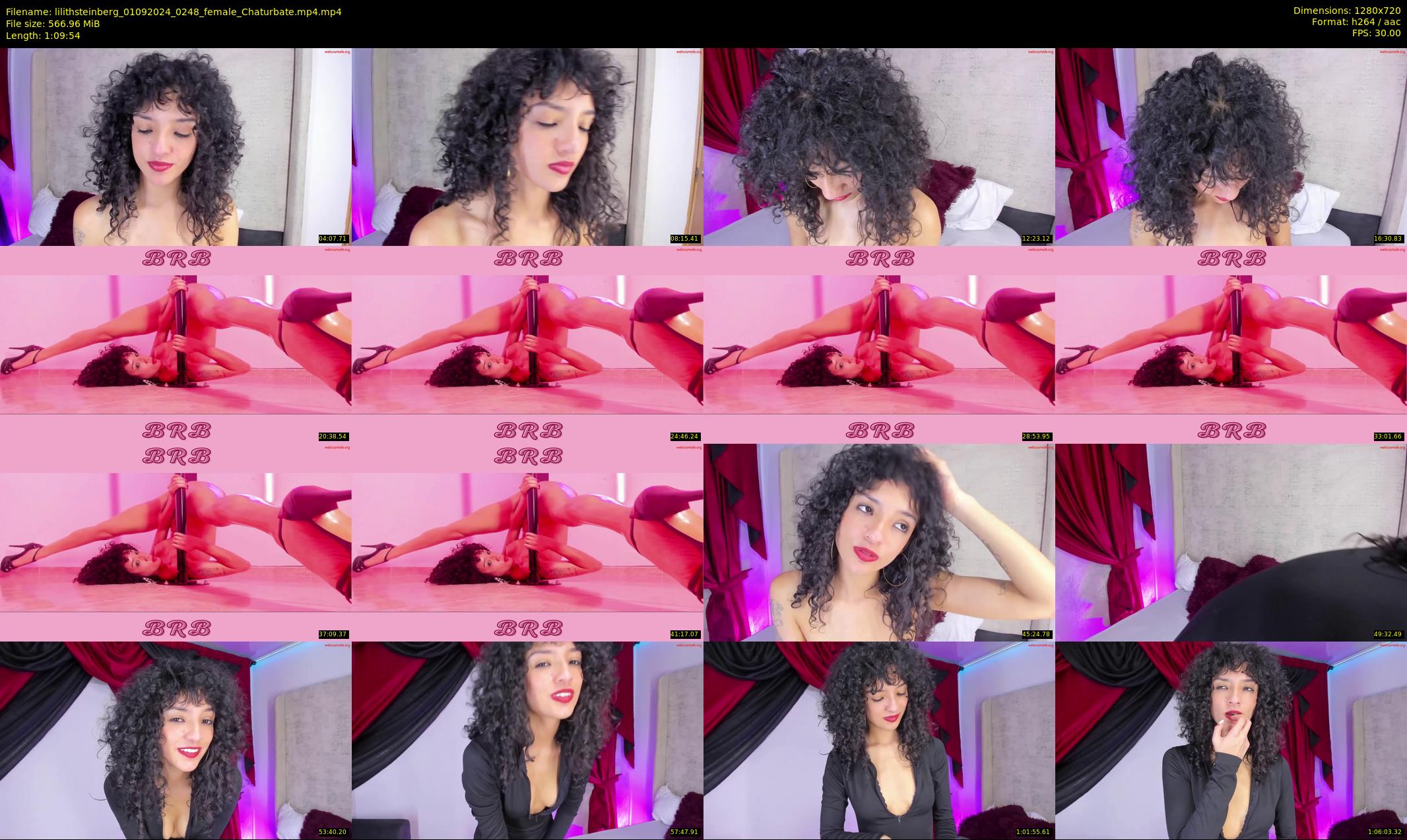 lilithsteinberg — 70 minute Chaturbate female cam show recording, 720p, Sep 1, 2024