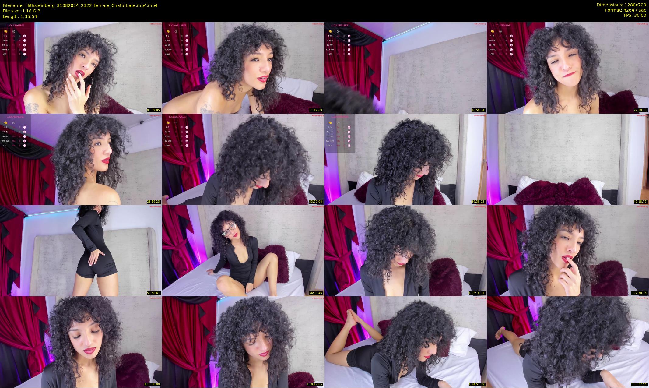 lilithsteinberg — 96 minute Chaturbate female cam show recording, 720p, Aug 31, 2024