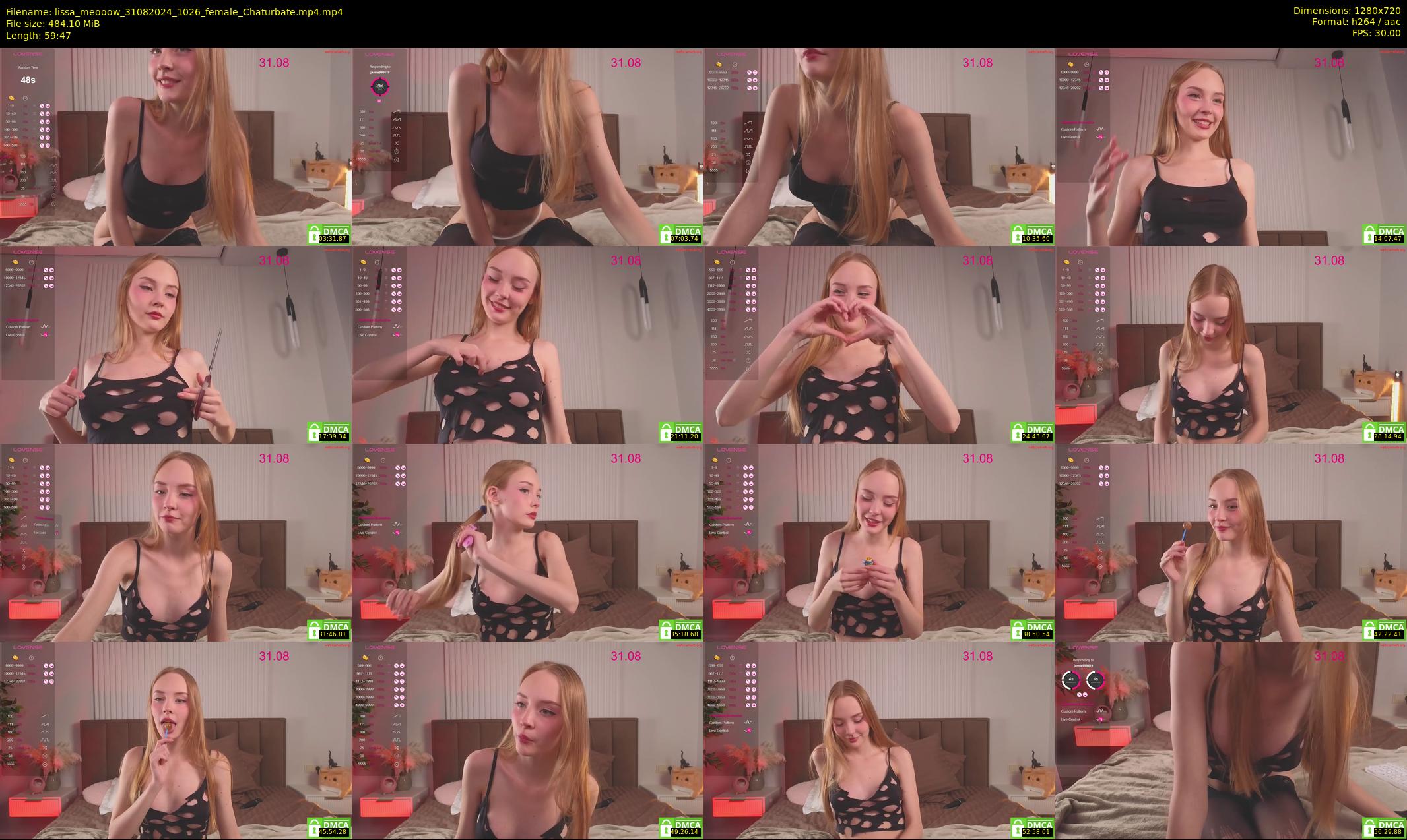 lissa_meooow — 60 minute Chaturbate female cam show recording, 720p, Aug 31, 2024