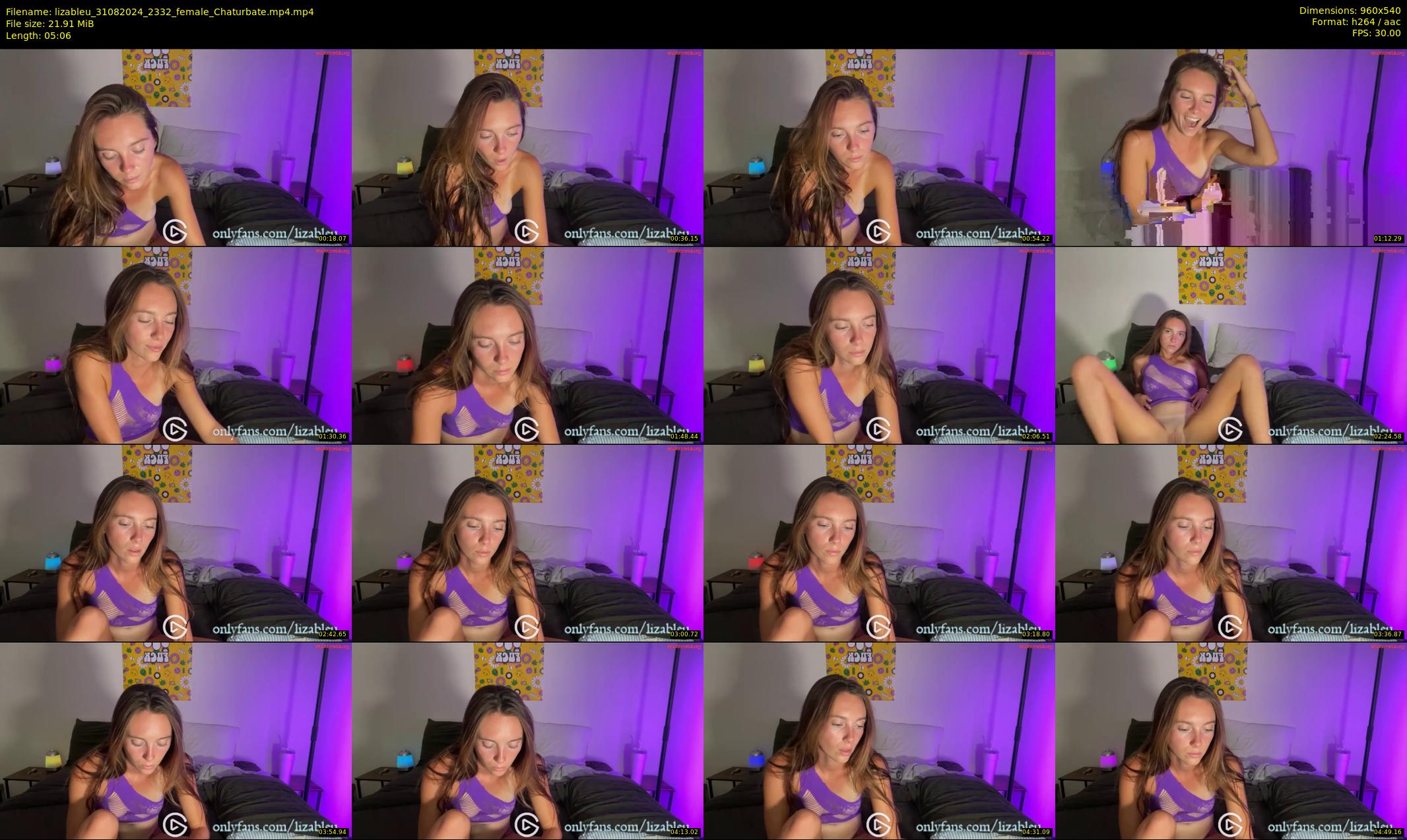 lizableu — 6 minute Chaturbate female cam show recording, 480p, Aug 31, 2024
