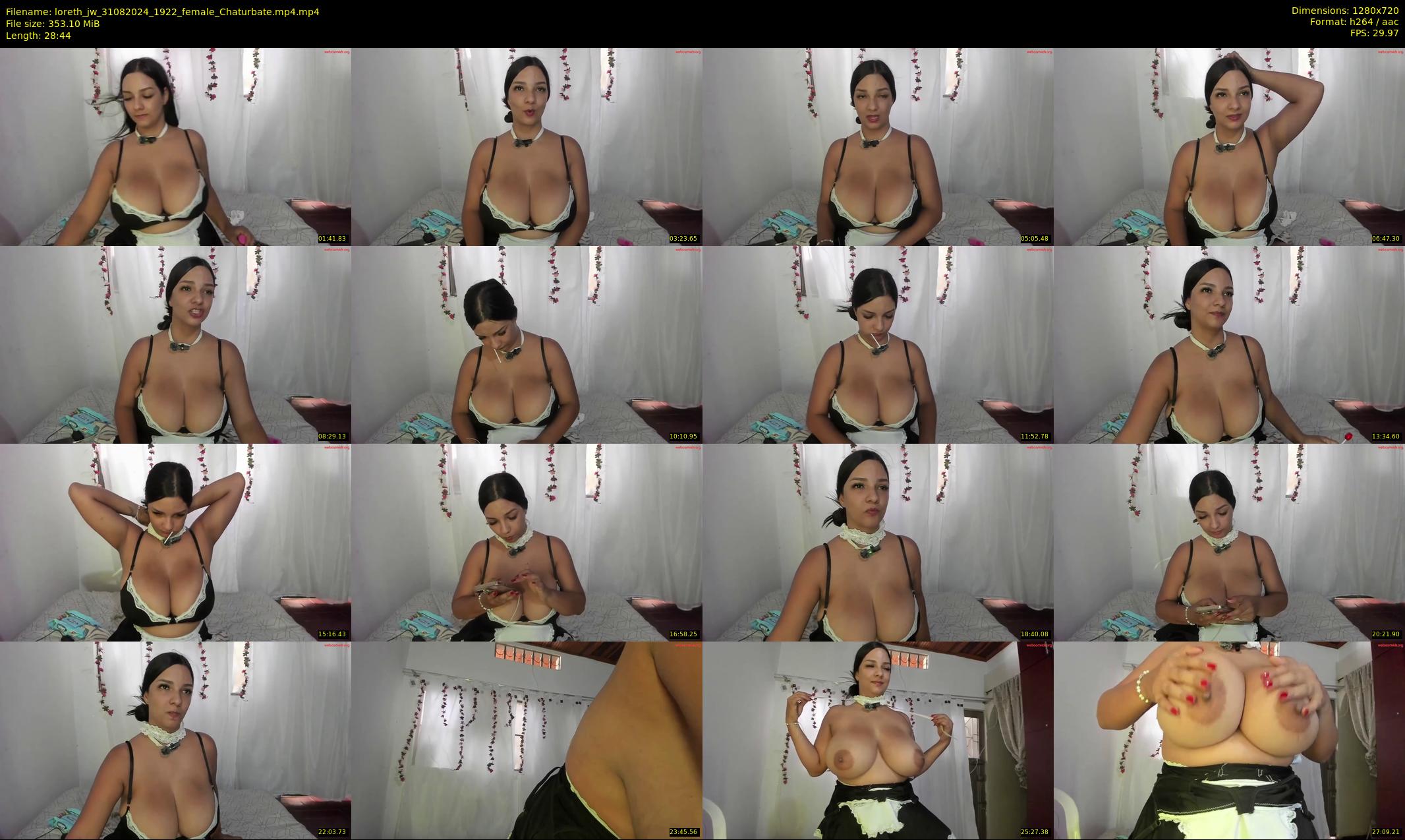 loreth_jw — 29 minute Chaturbate female cam show recording, 720p, Aug 31, 2024