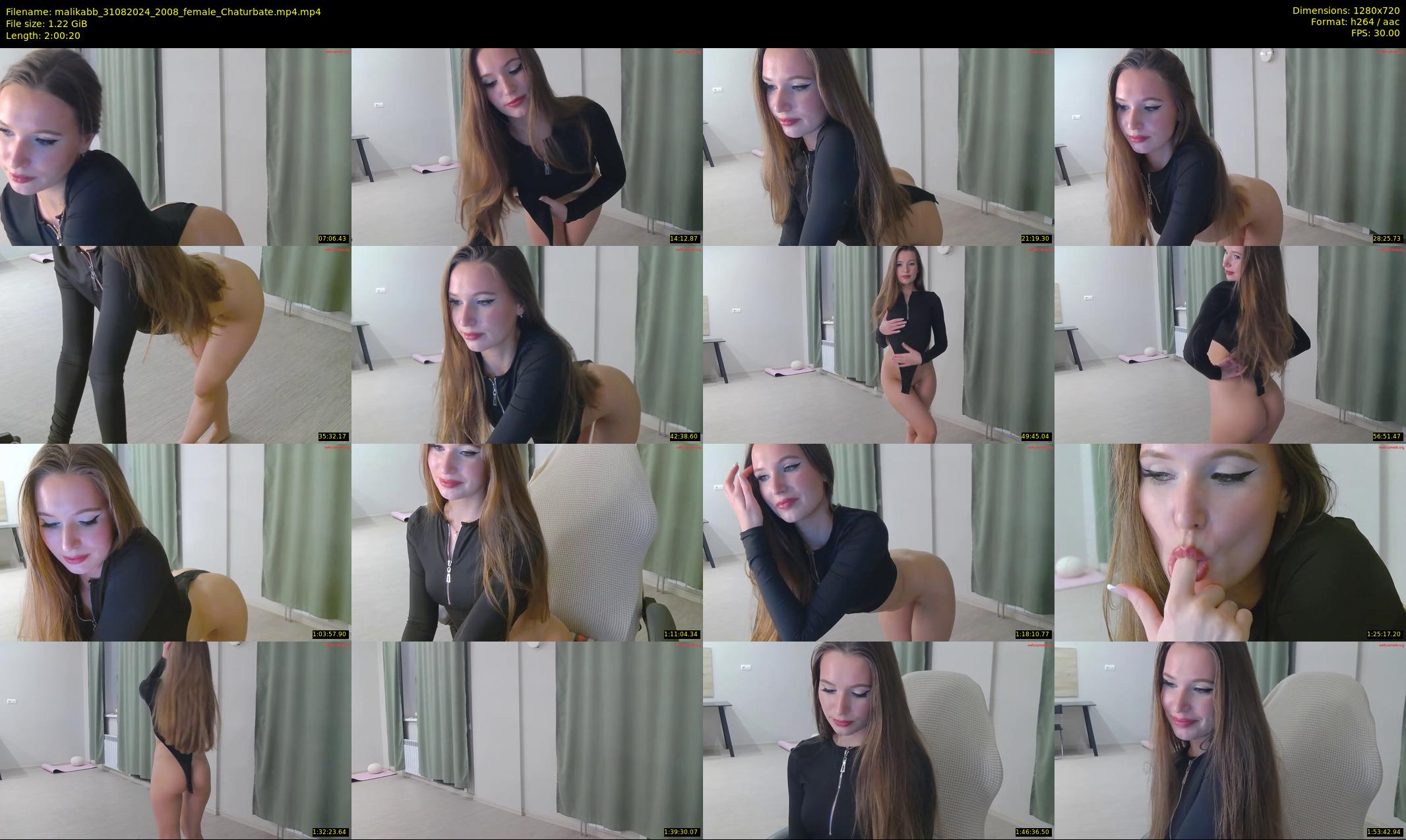 malikabb — 121 minute Chaturbate female cam show recording, 720p, Aug 31, 2024
