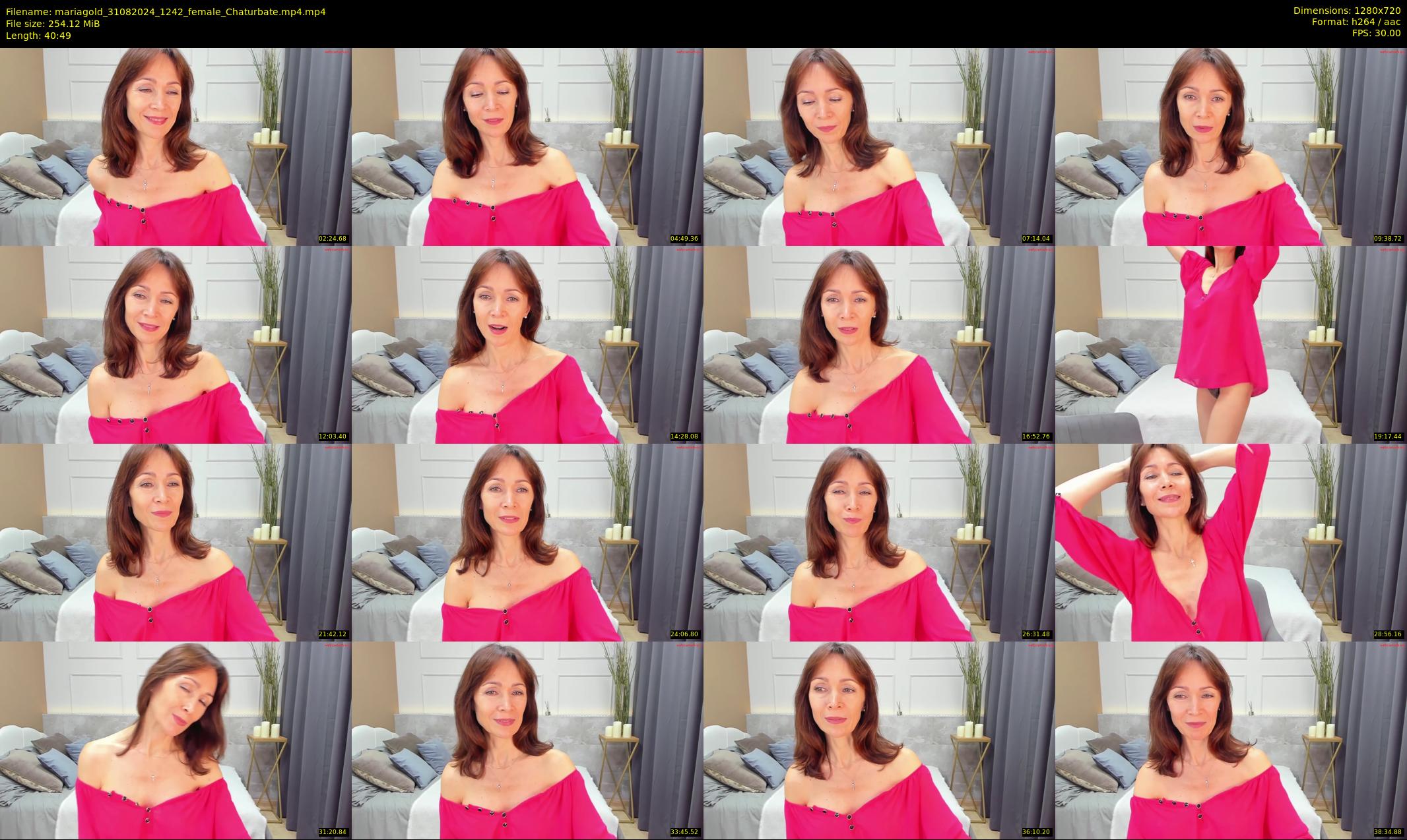 mariagold — 41 minute Chaturbate female cam show recording, 720p, Aug 31, 2024