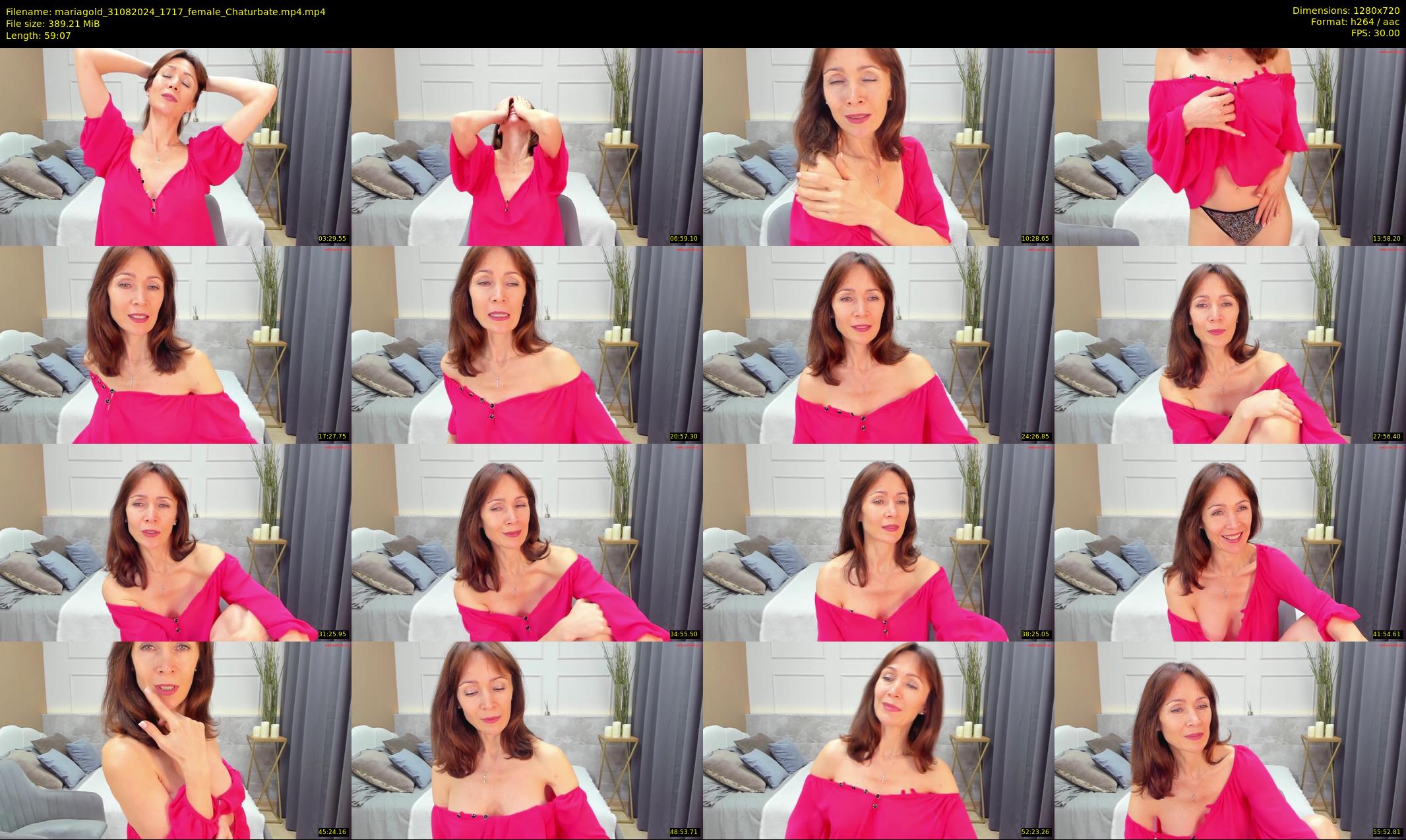 mariagold — 60 minute Chaturbate female cam show recording, 720p, Aug 31, 2024