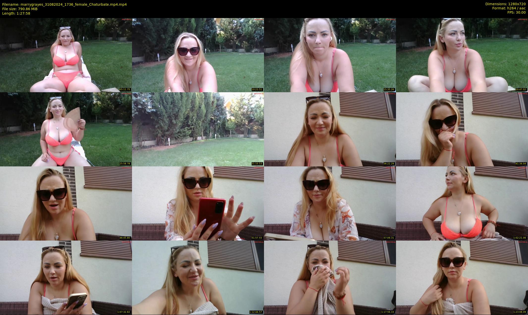 marrygrayes — 88 minute Chaturbate female cam show recording, 720p, Aug 31, 2024