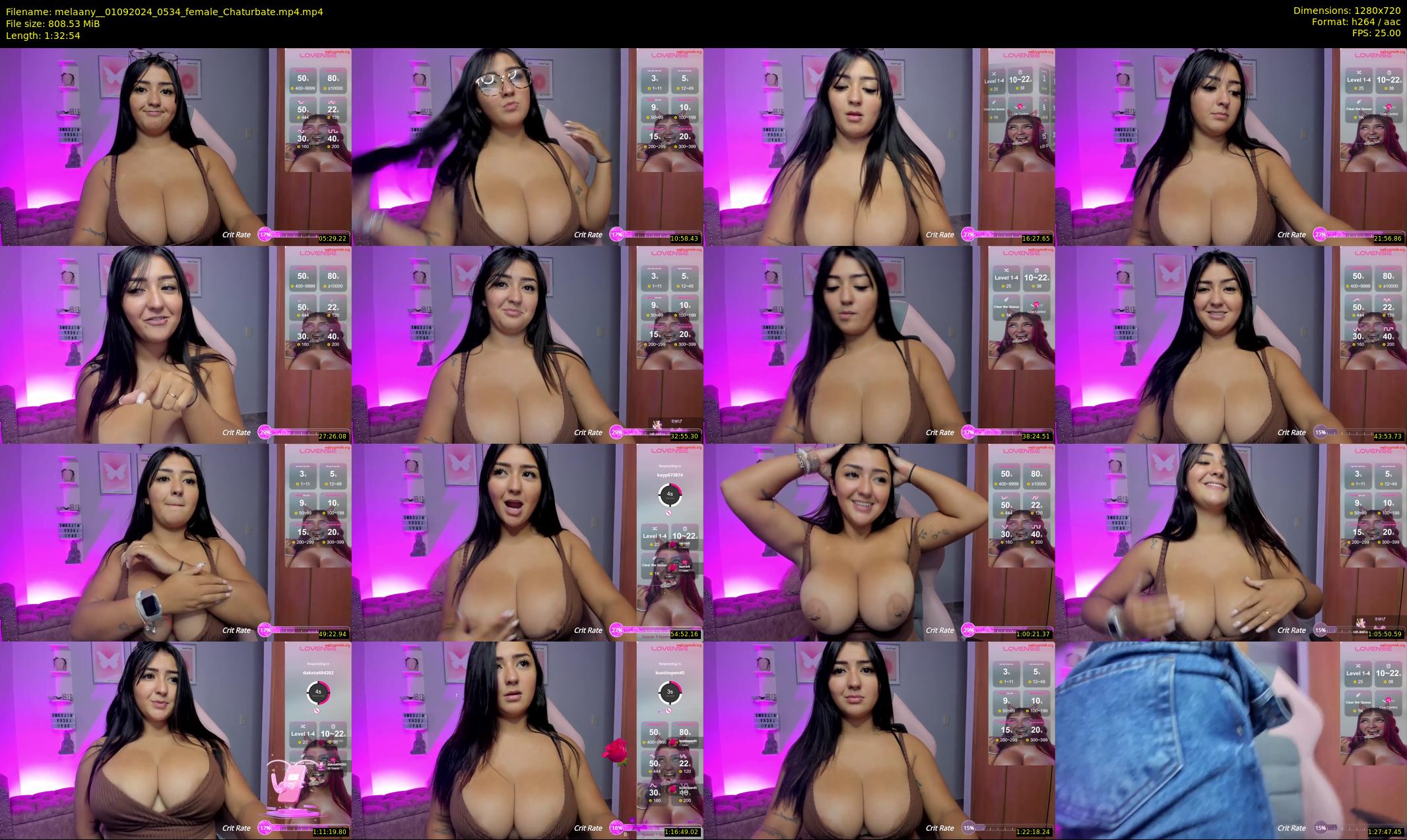 melaany_ — 93 minute Chaturbate female cam show recording, 720p, Sep 1, 2024