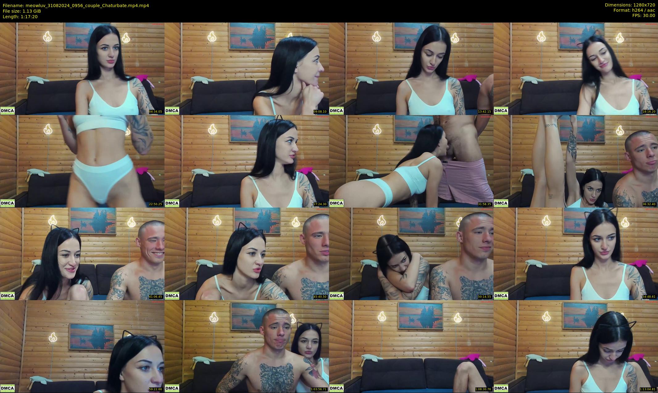 meowluv — 78 minute Chaturbate couple cam show recording, 720p, Aug 31, 2024