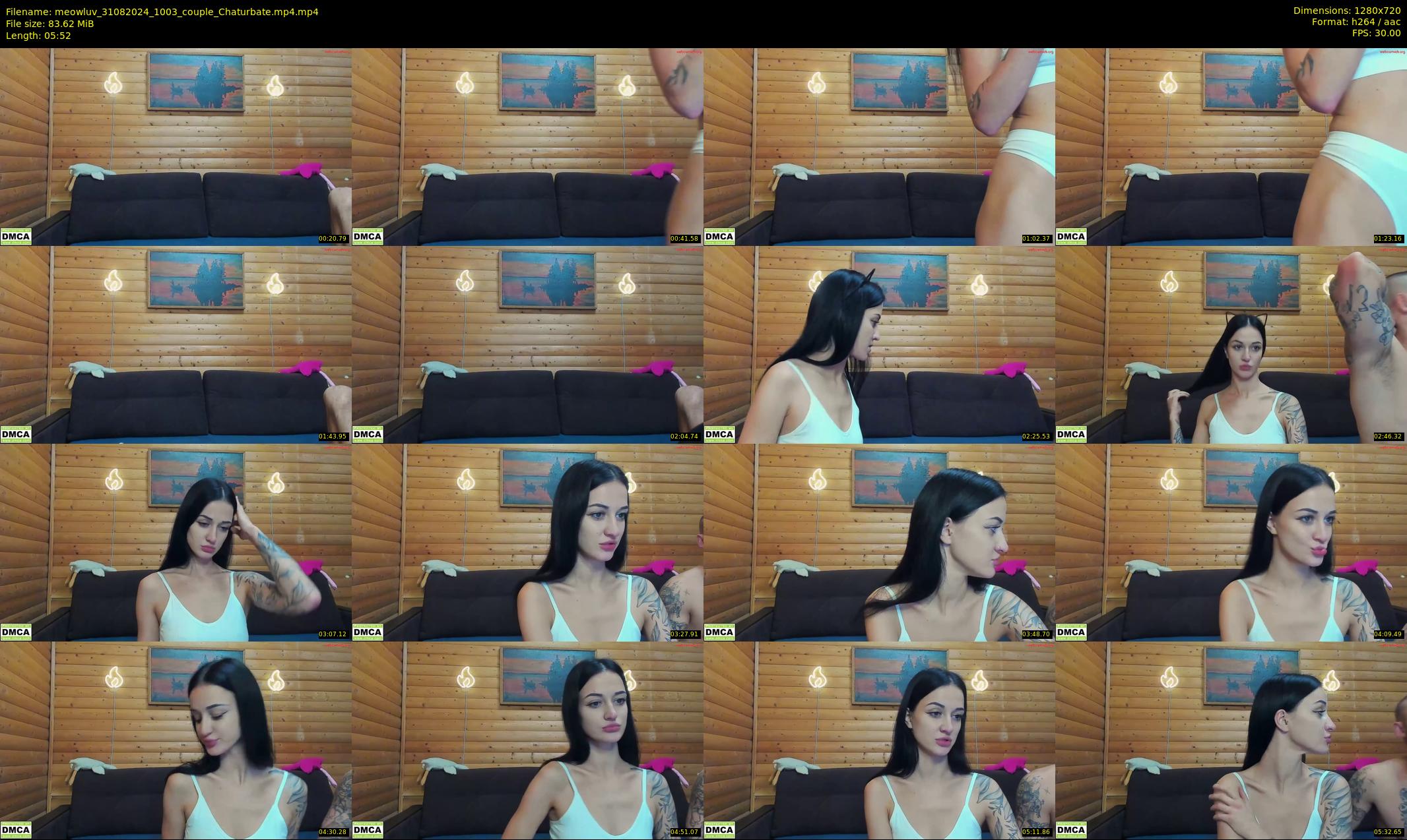 meowluv — 6 minute Chaturbate couple cam show recording, 720p, Aug 31, 2024