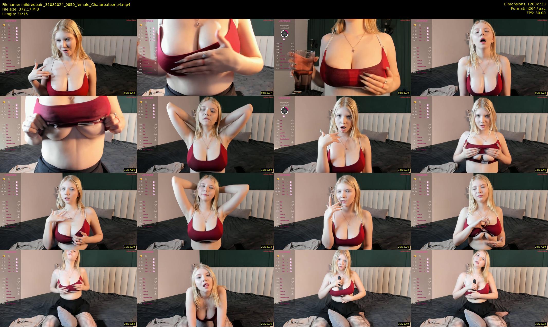 mildredbain — 35 minute Chaturbate female cam show recording, 720p, Aug 31, 2024