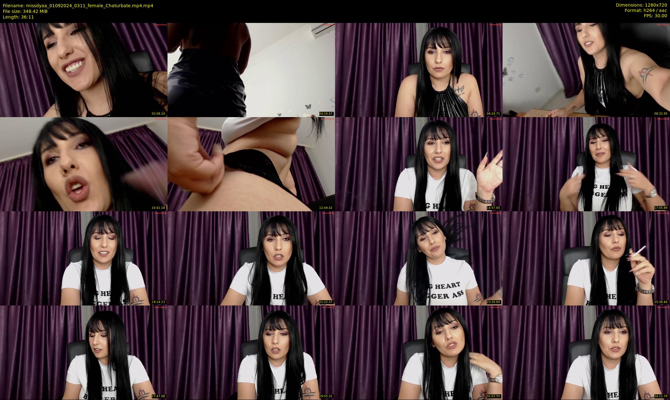 missdyaa — 37 minute Chaturbate female cam show recording, 720p, Sep 1, 2024