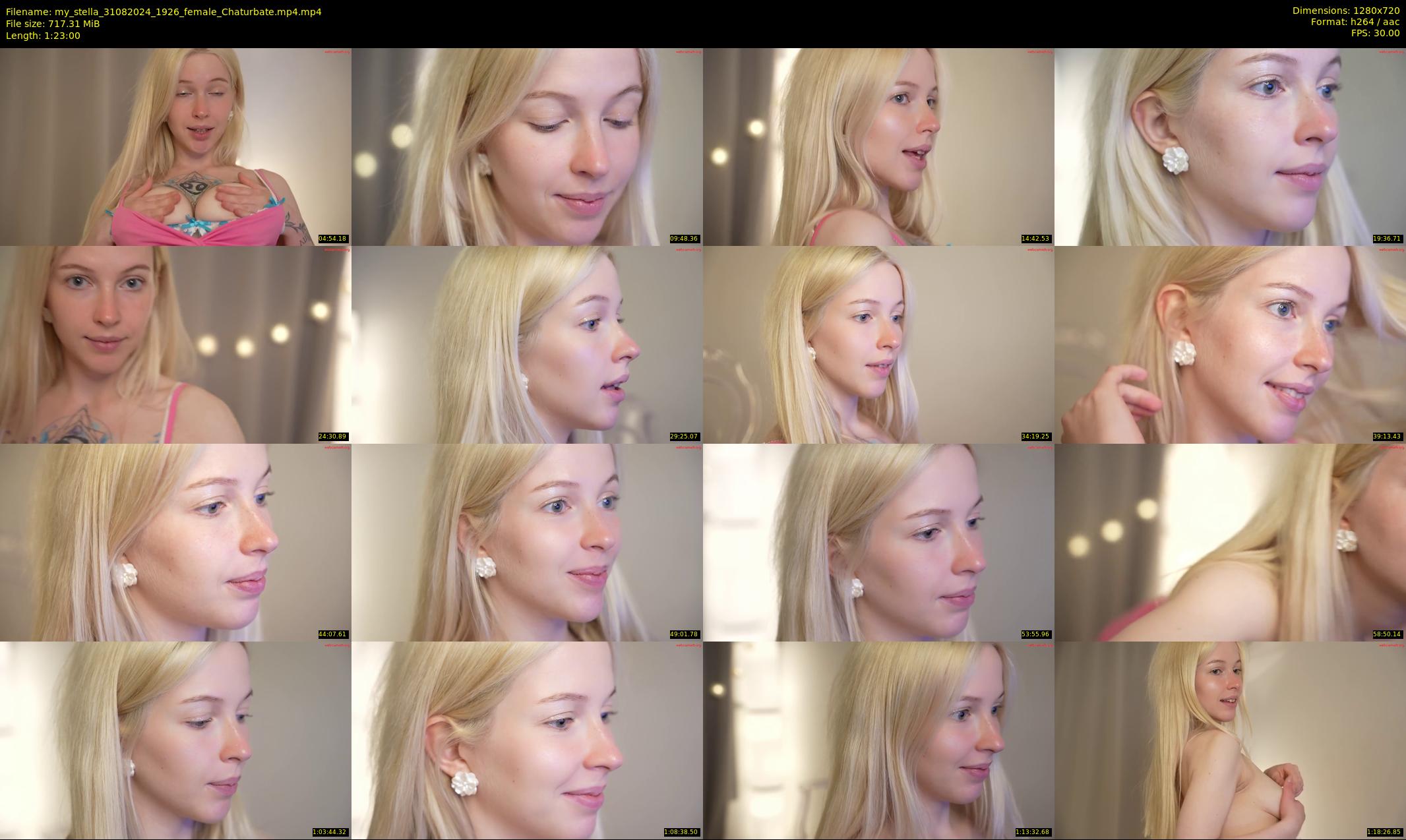 my_stella — 83 minute Chaturbate female cam show recording, 720p, Aug 31, 2024