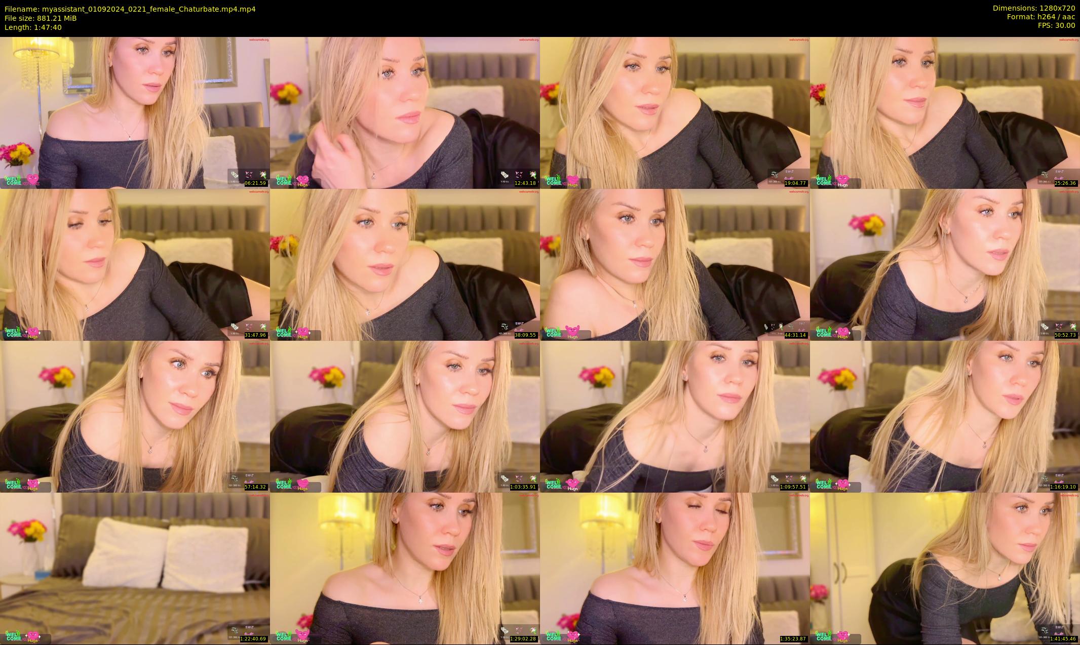 myassistant — 108 minute Chaturbate female cam show recording, 720p, Sep 1, 2024