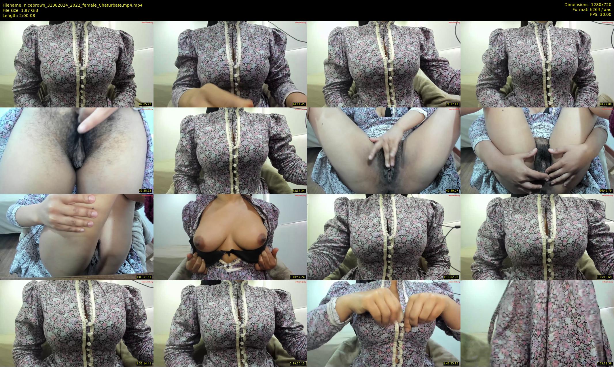 nicebrown — 121 minute Chaturbate female cam show recording, 720p, Aug 31, 2024