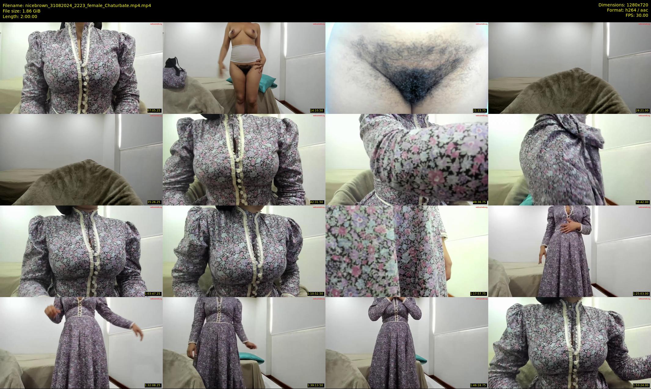 nicebrown — 120 minute Chaturbate female cam show recording, 720p, Aug 31, 2024