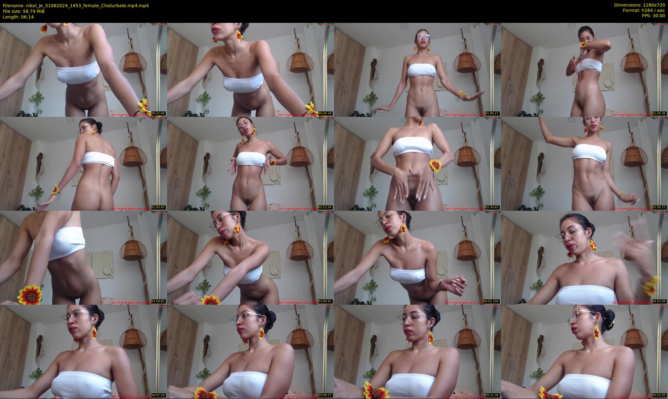 nikol_je — 7 minute Chaturbate female cam show recording, 720p, Aug 31, 2024