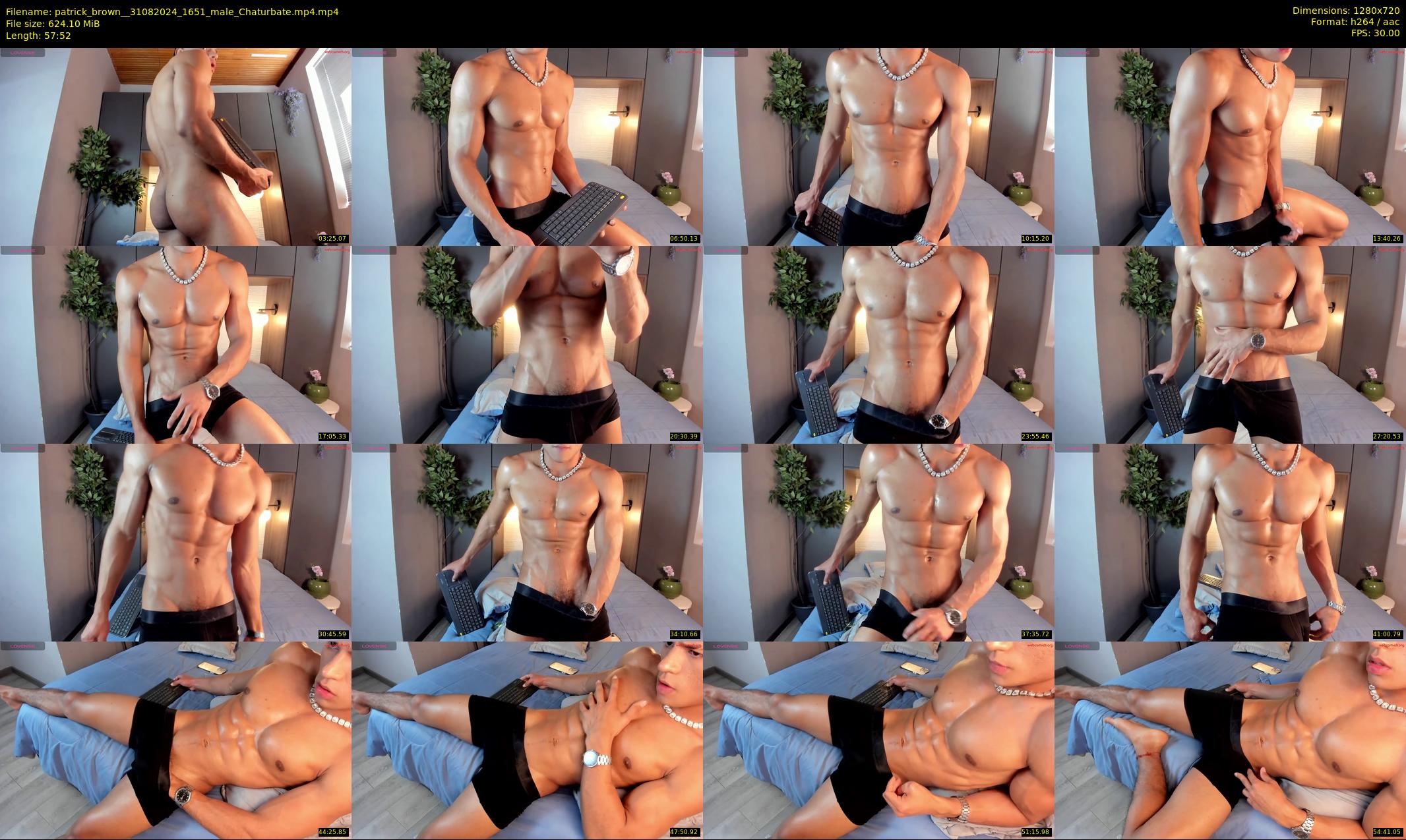 patrick_brown_ — 58 minute Chaturbate male cam show recording, 720p, Aug 31, 2024