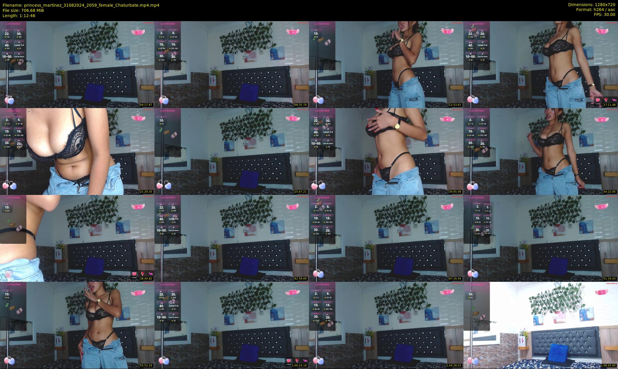 princess_martinez — 73 minute Chaturbate female cam show recording, 720p, Aug 31, 2024