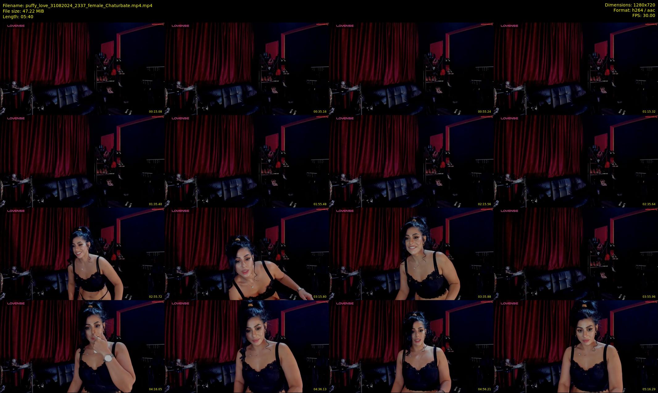 puffy_love — 6 minute Chaturbate female cam show recording, 720p, Aug 31, 2024