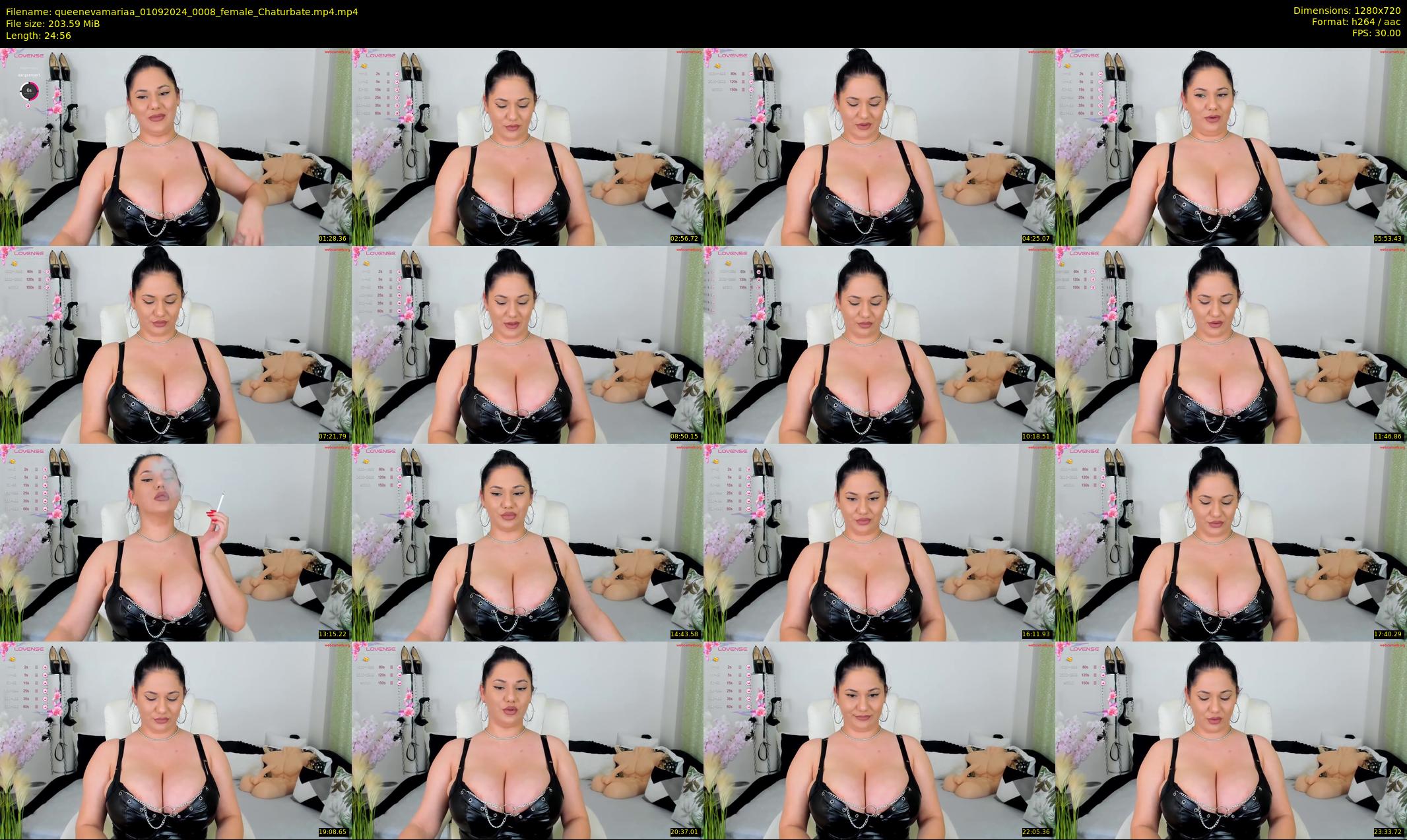 queenevamariaa — 25 minute Chaturbate female cam show recording, 720p, Sep 1, 2024