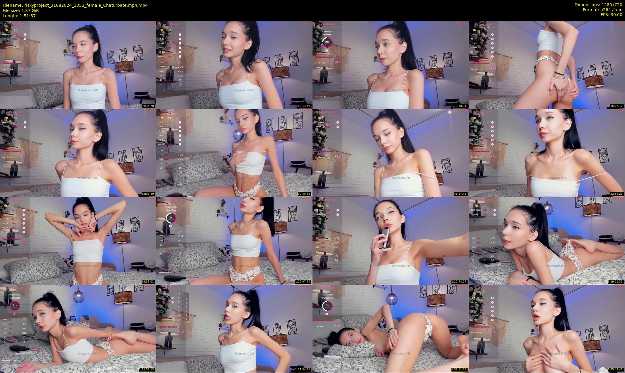 riskyproject — 112 minute Chaturbate couple cam show recording, 720p, Aug 31, 2024