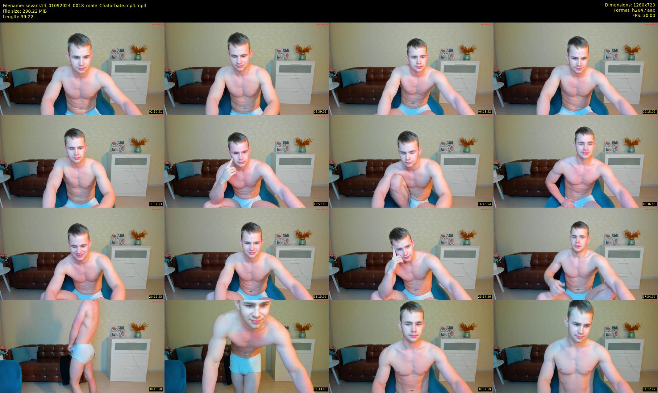 sevans14 — 40 minute Chaturbate male cam show recording, 720p, Sep 1, 2024