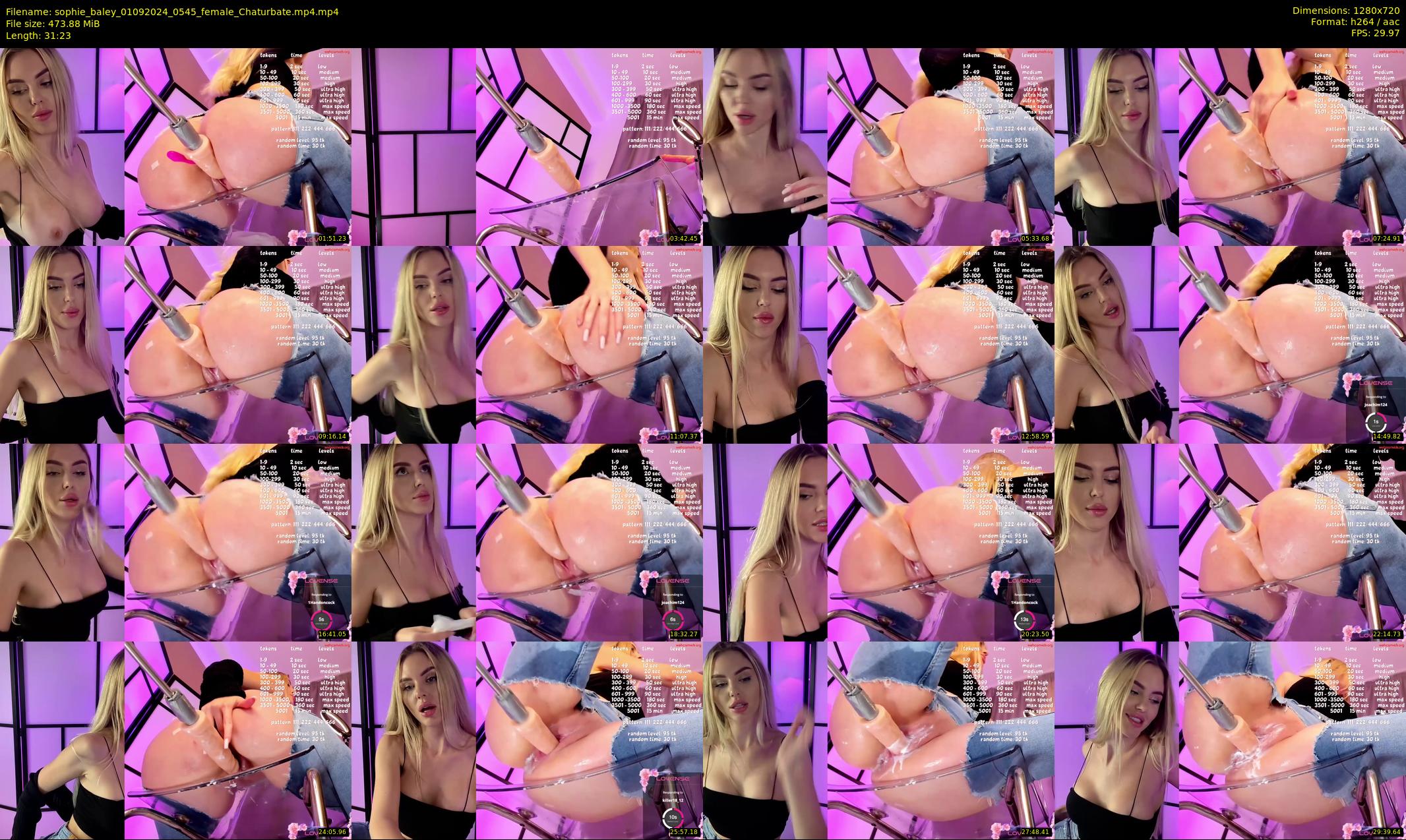 sophie_baley — 32 minute Chaturbate female cam show recording, 720p, Sep 1, 2024