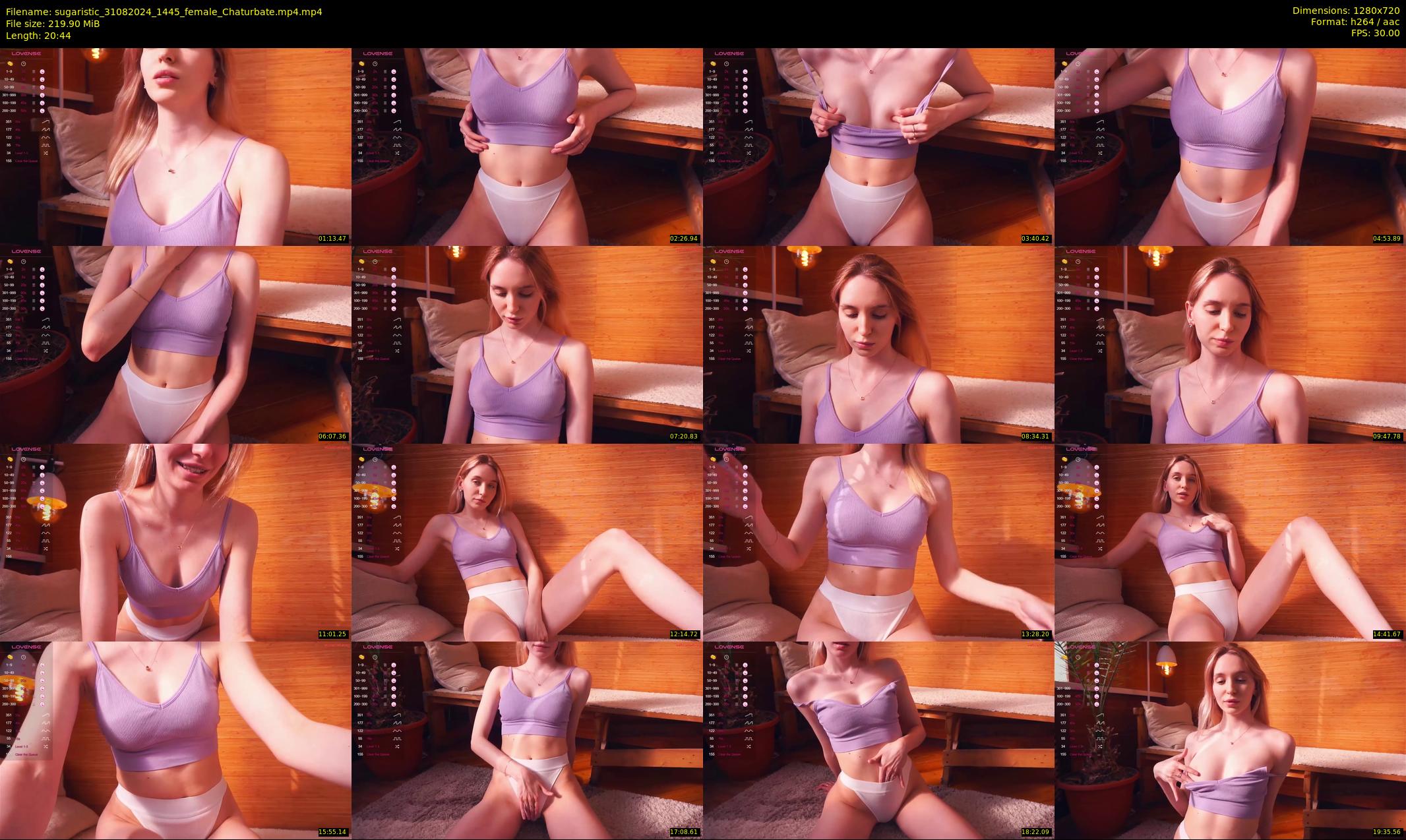 sugaristic — 21 minute Chaturbate female cam show recording, 720p, Aug 31, 2024