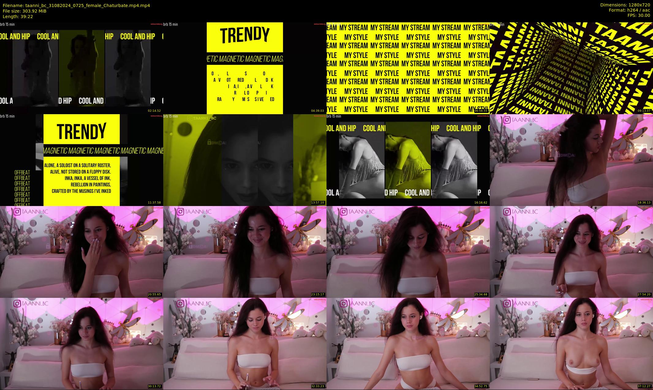taanni_bc — 40 minute Chaturbate female cam show recording, 720p, Aug 31, 2024