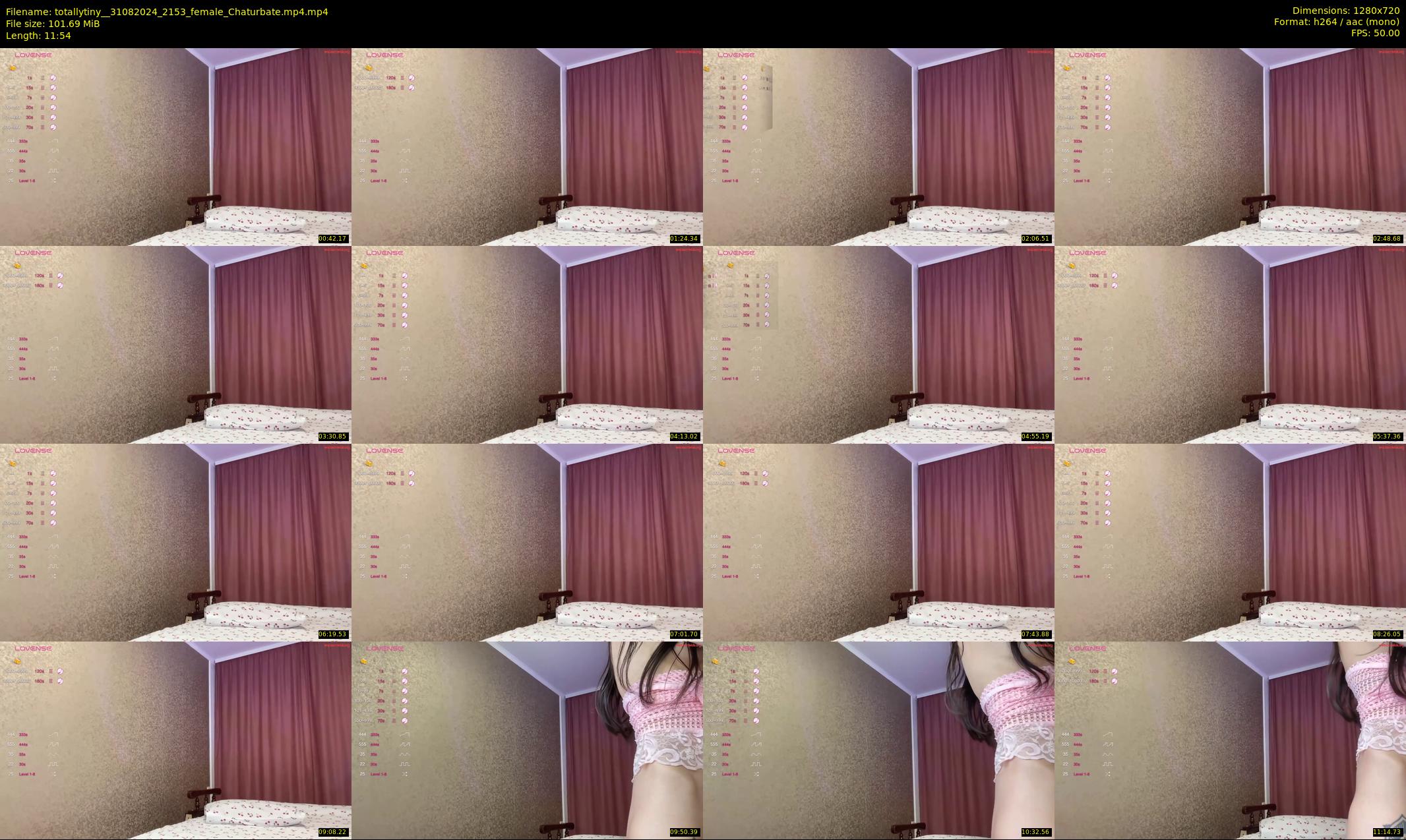 totallytiny_ — 12 minute Chaturbate female cam show recording, 720p, Aug 31, 2024