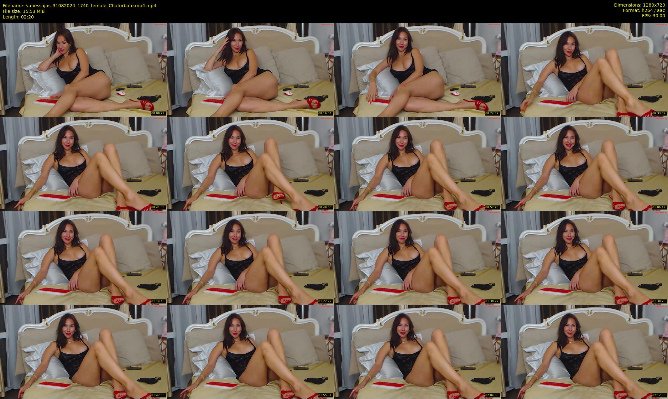 vanessajos — 3 minute Chaturbate female cam show recording, 720p, Aug 31, 2024