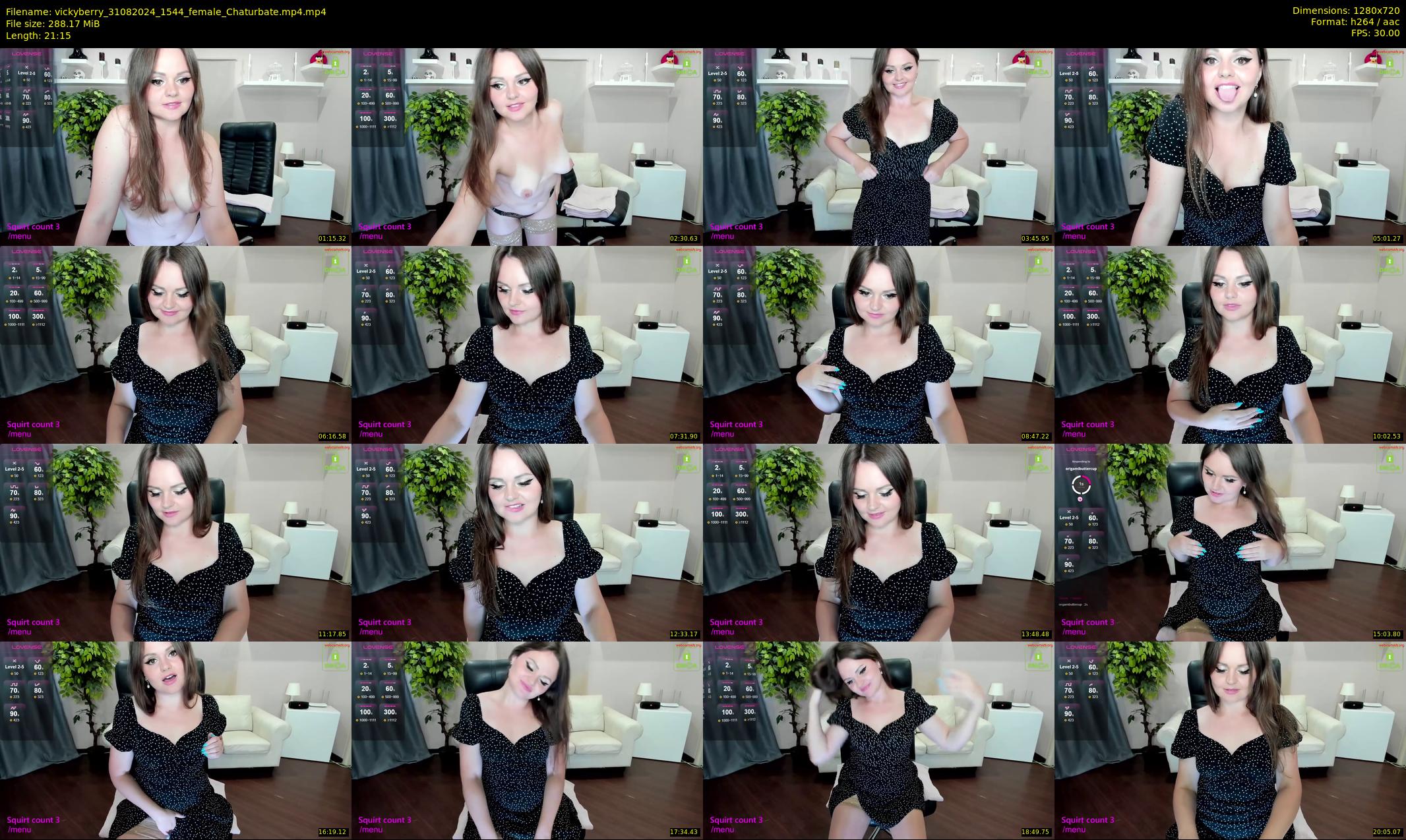 vickyberry — 22 minute Chaturbate female cam show recording, 720p, Aug 31, 2024