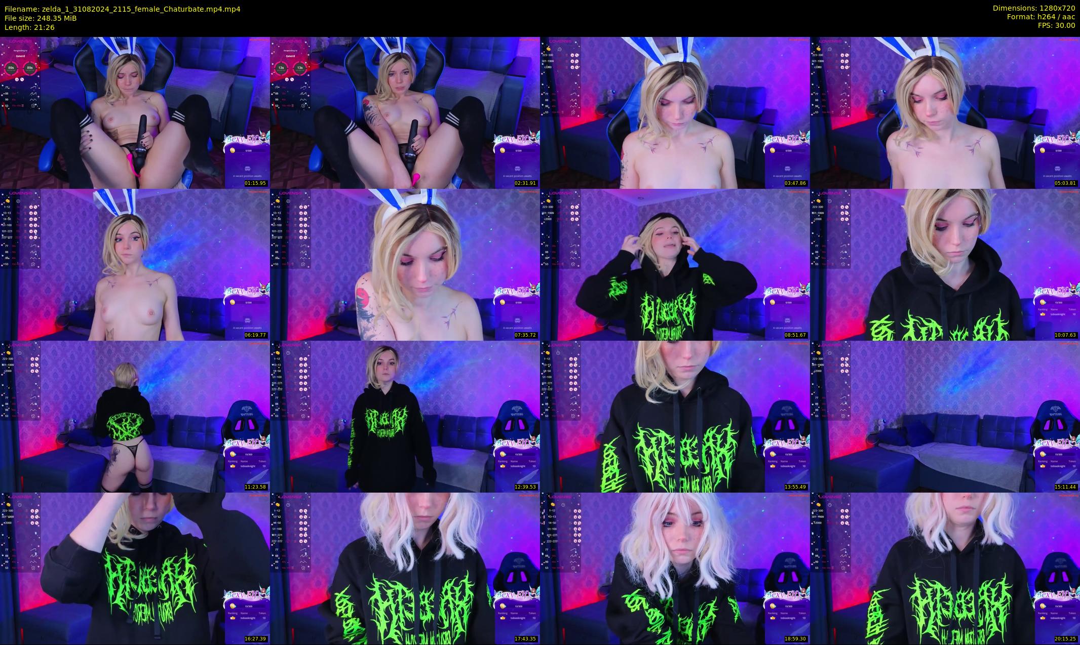 zelda_1 — 22 minute Chaturbate female cam show recording, 720p, Aug 31, 2024