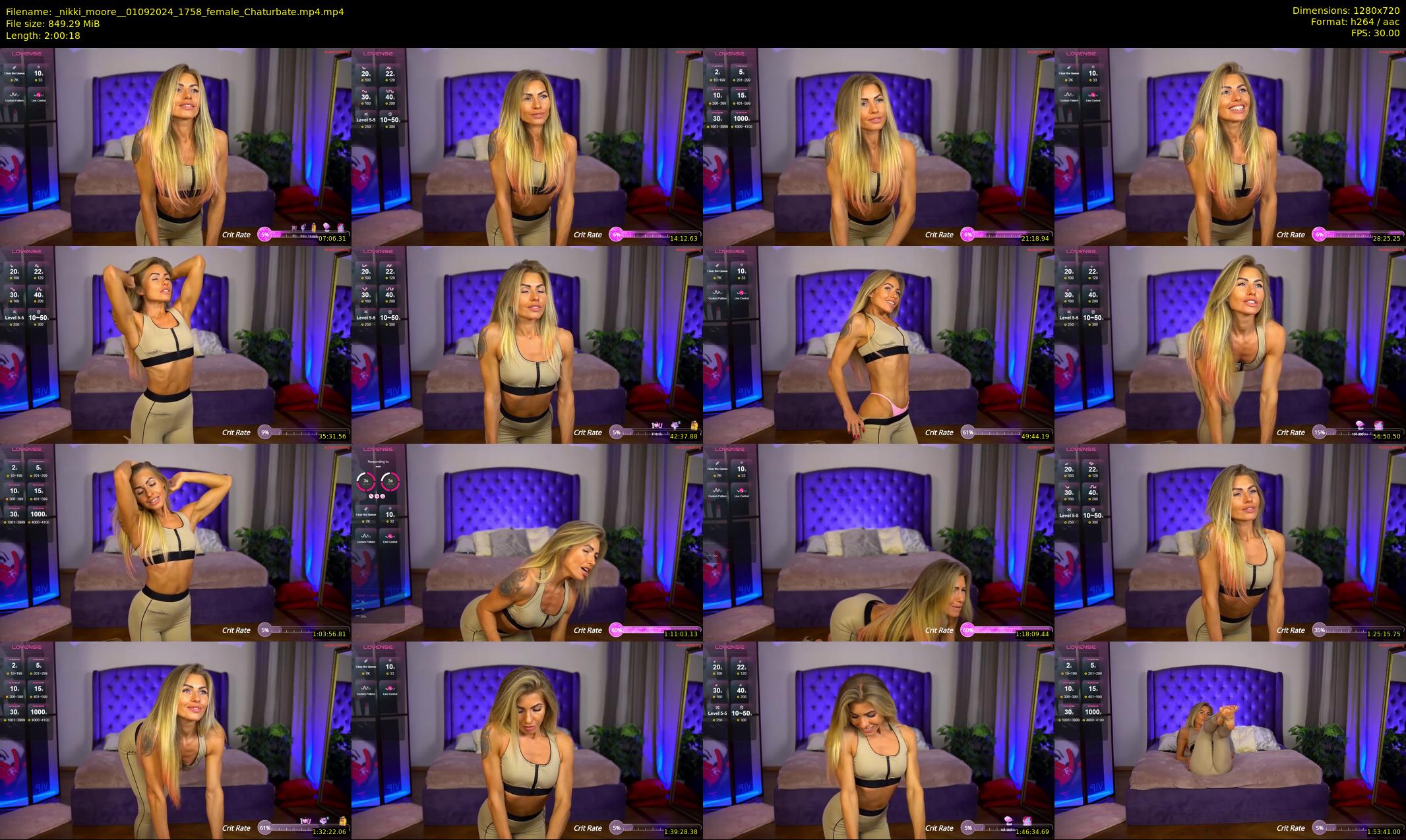 _nikki_moore_ — 121 minute Chaturbate female cam show recording, 720p, Sep 1, 2024