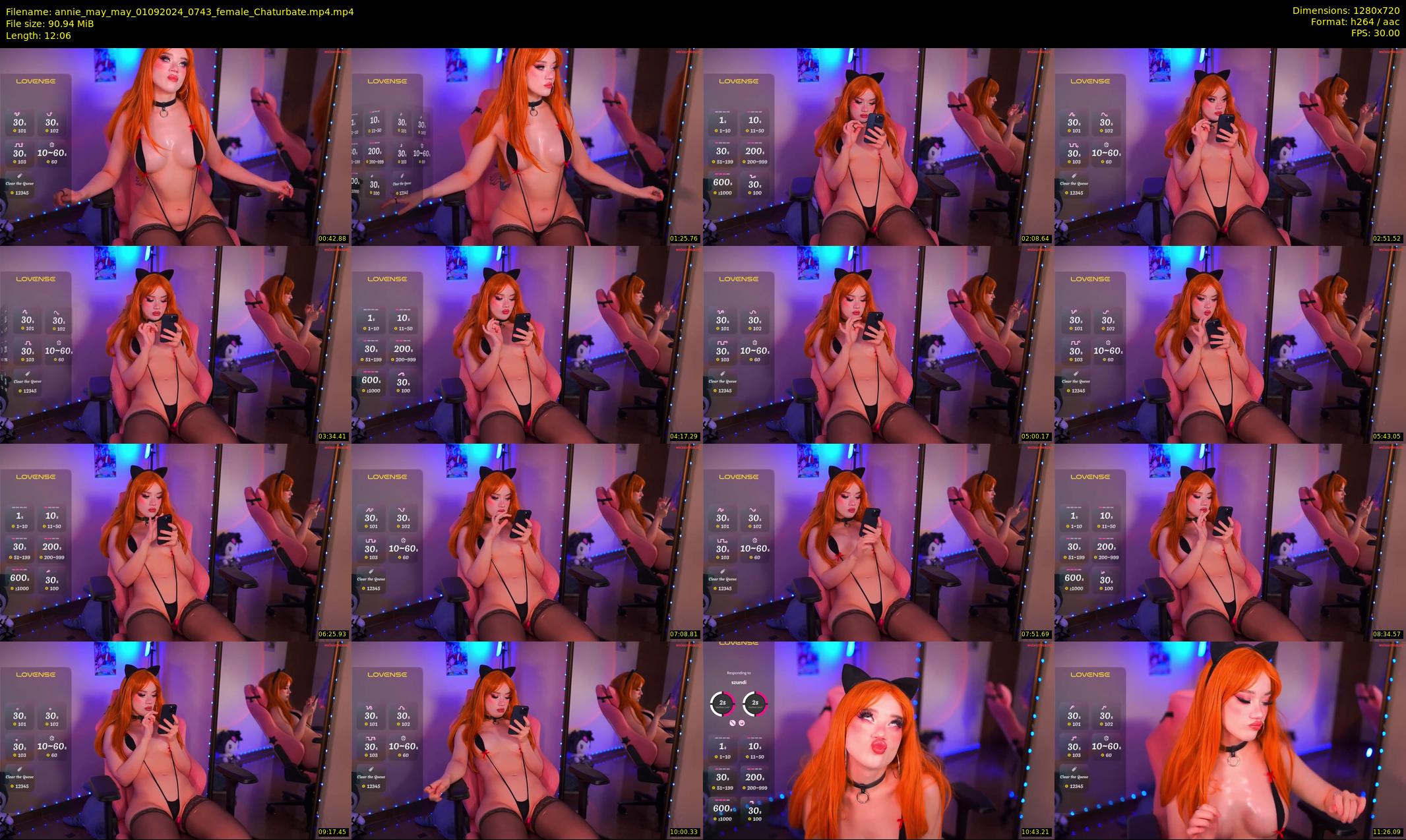 annie_may_may — 13 minute Chaturbate female cam show recording, 720p, Sep 1, 2024