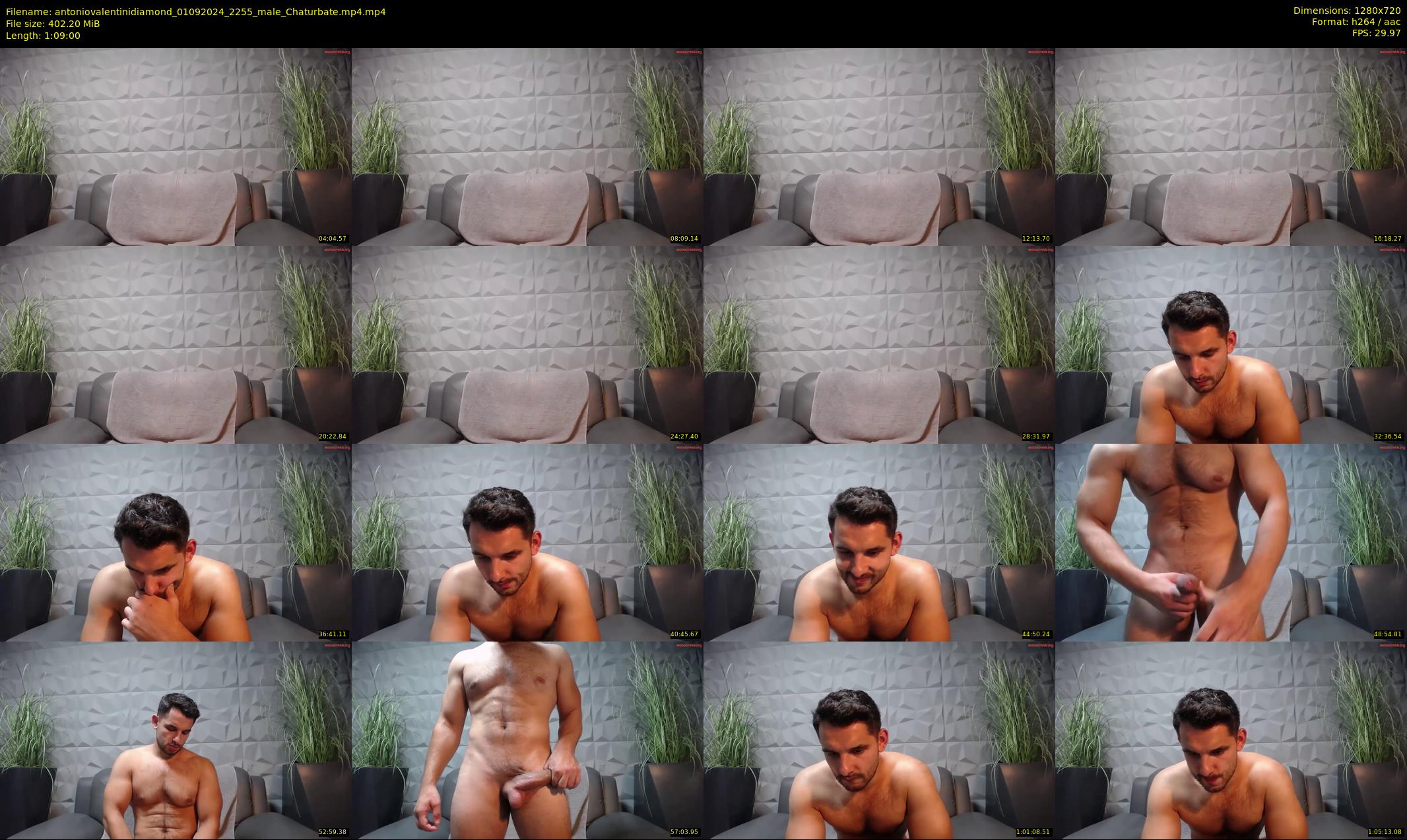 antoniovalentinidiamond — 69 minute Chaturbate male cam show recording, 720p, Sep 1, 2024
