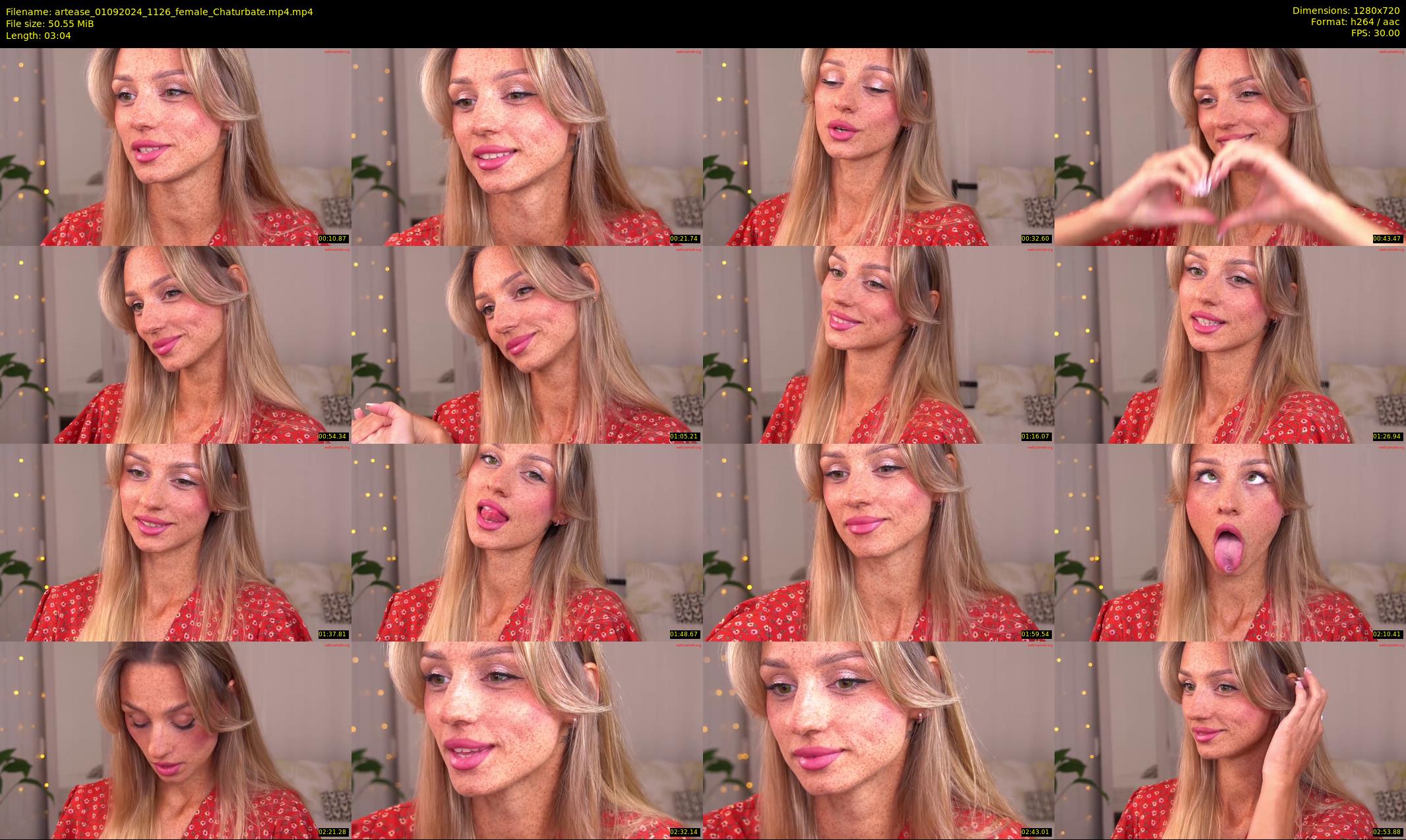 artease — 4 minute Chaturbate female cam show recording, 720p, Sep 1, 2024