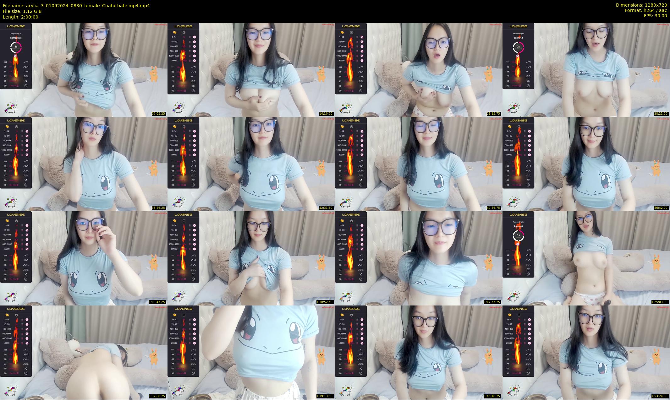 arylia_3 — 120 minute Chaturbate female cam show recording, 720p, Sep 1, 2024