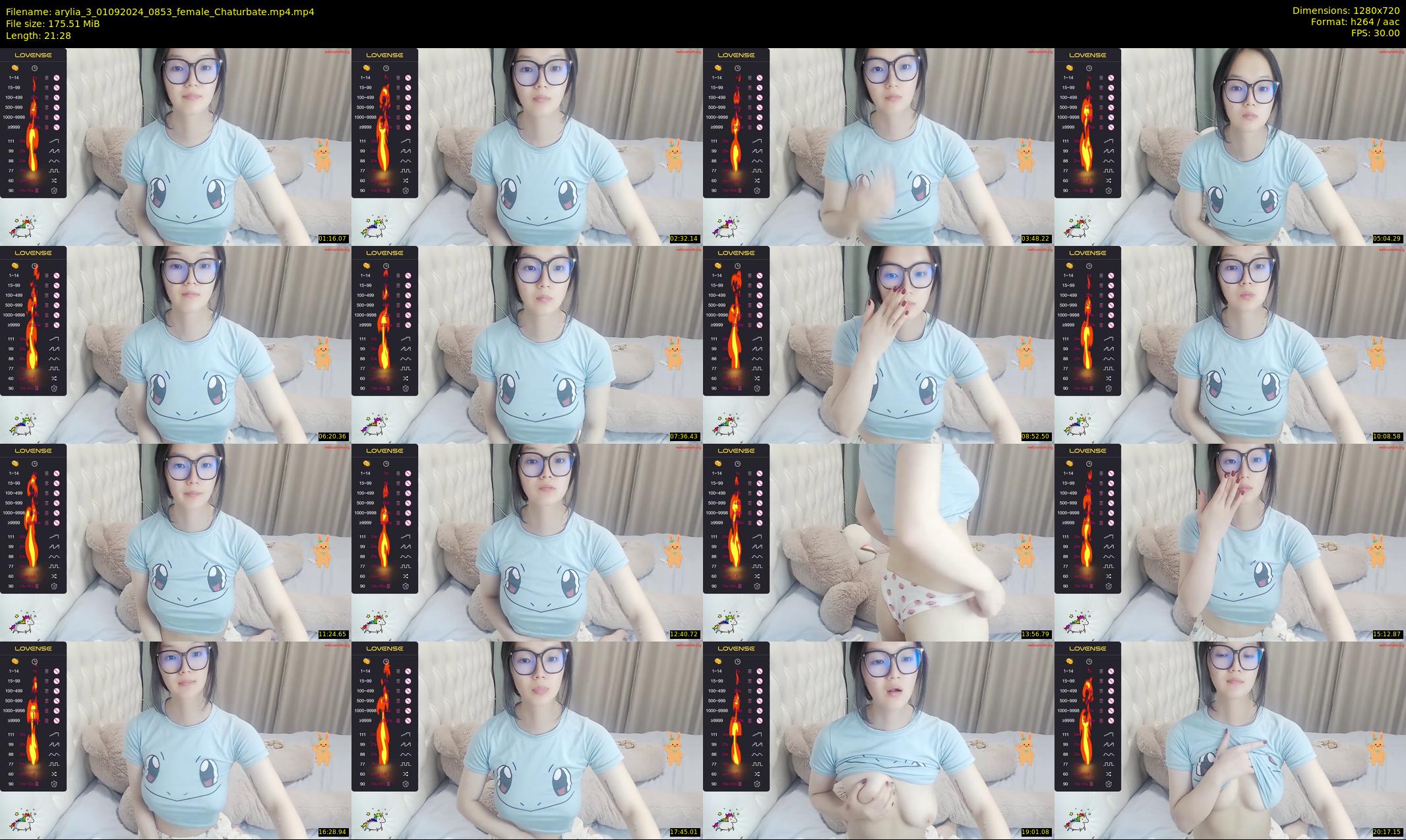 arylia_3 — 22 minute Chaturbate female cam show recording, 720p, Sep 1, 2024