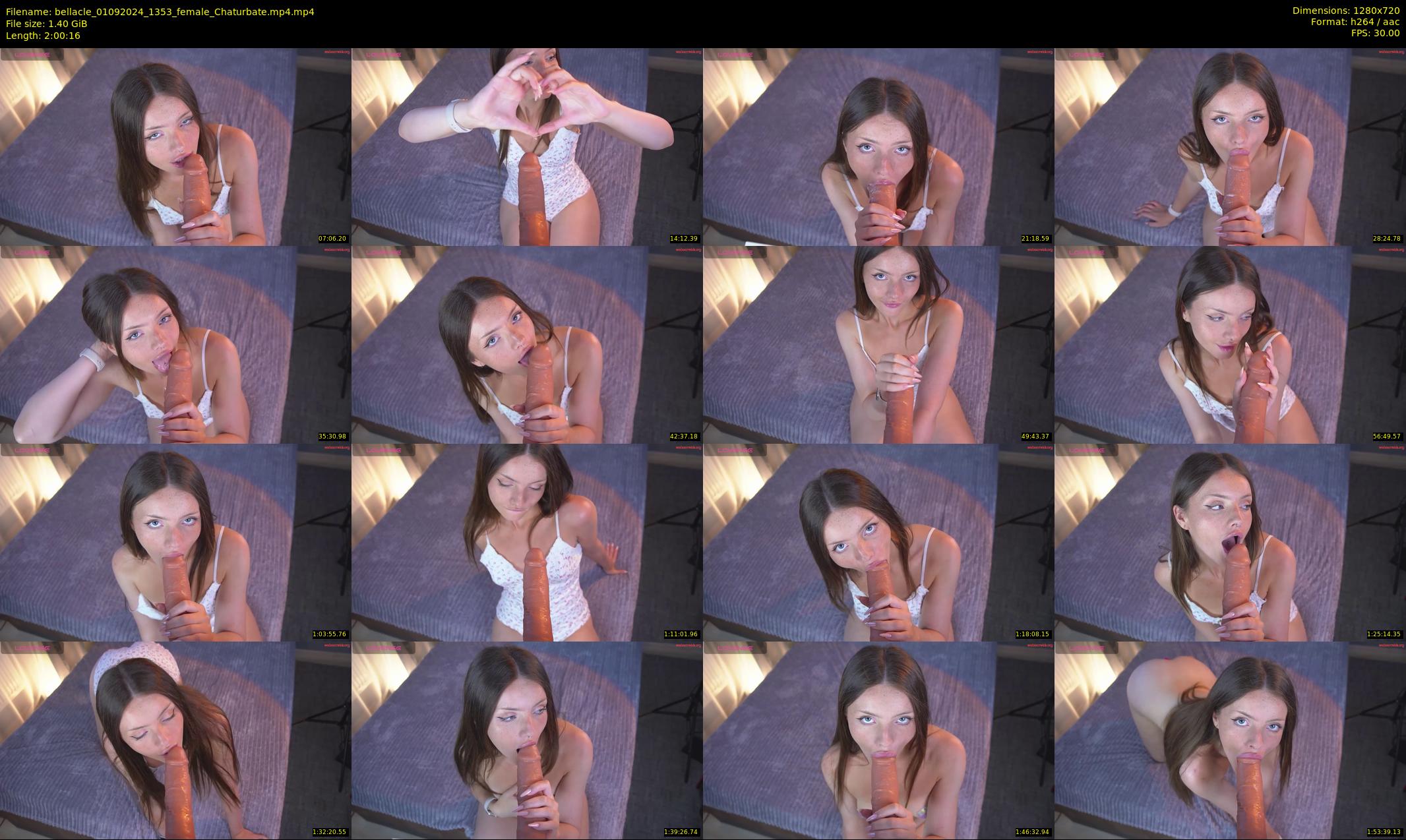 bellacle — 121 minute Chaturbate female cam show recording, 720p, Sep 1, 2024